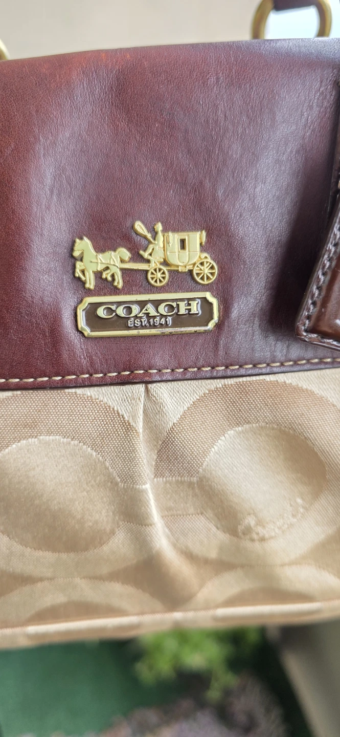 Coach Signature Satchel Handbag - photo 4