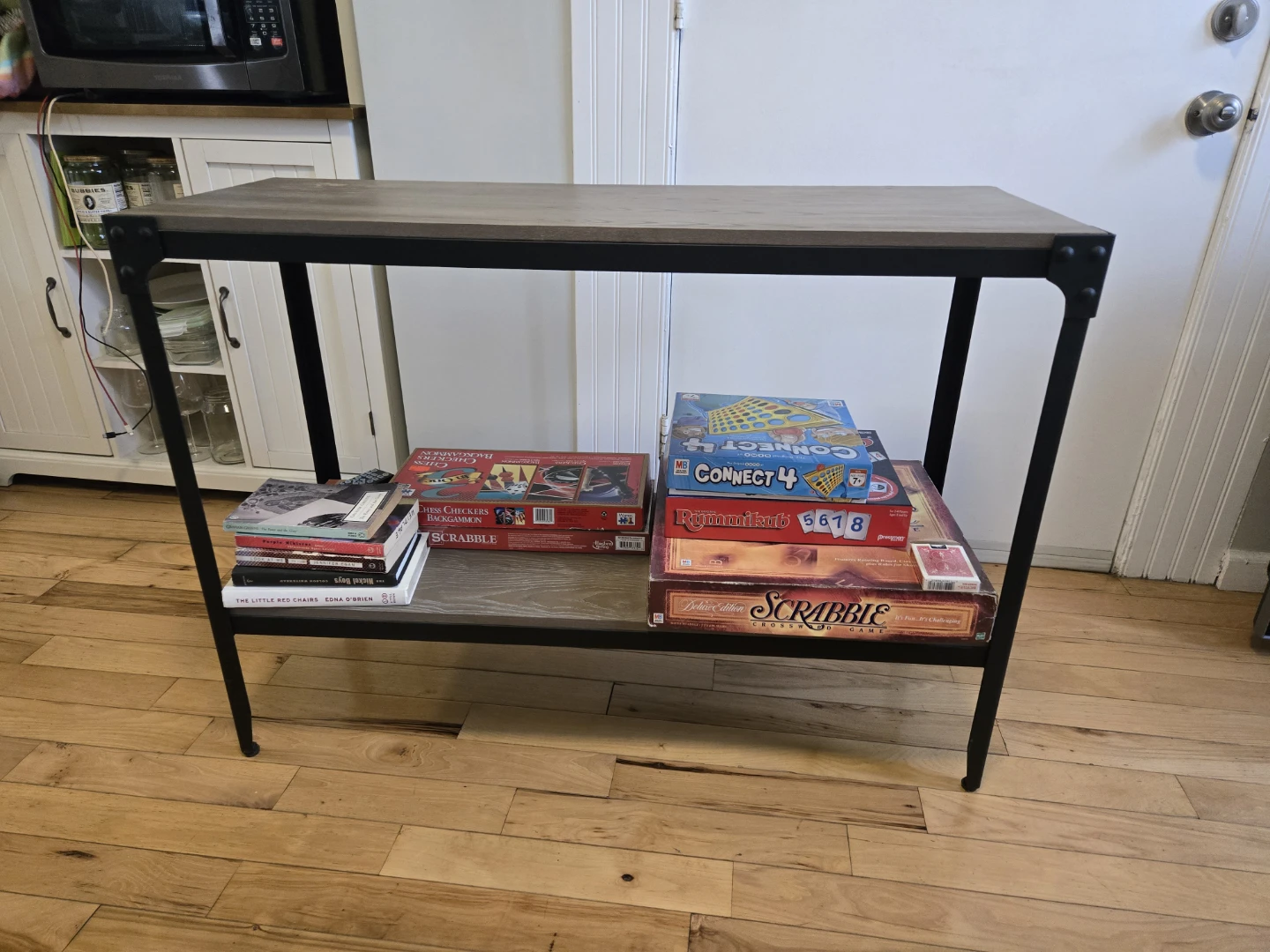 Industrial Style Console Table with Two Shelves - photo 5