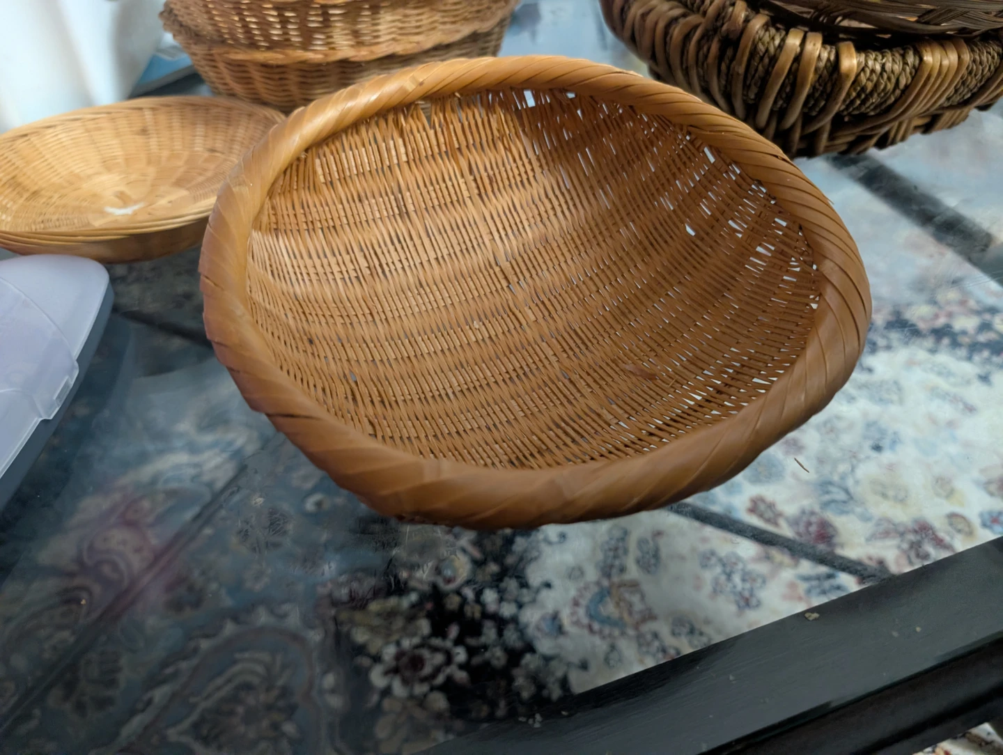 Woven Rattan Basket