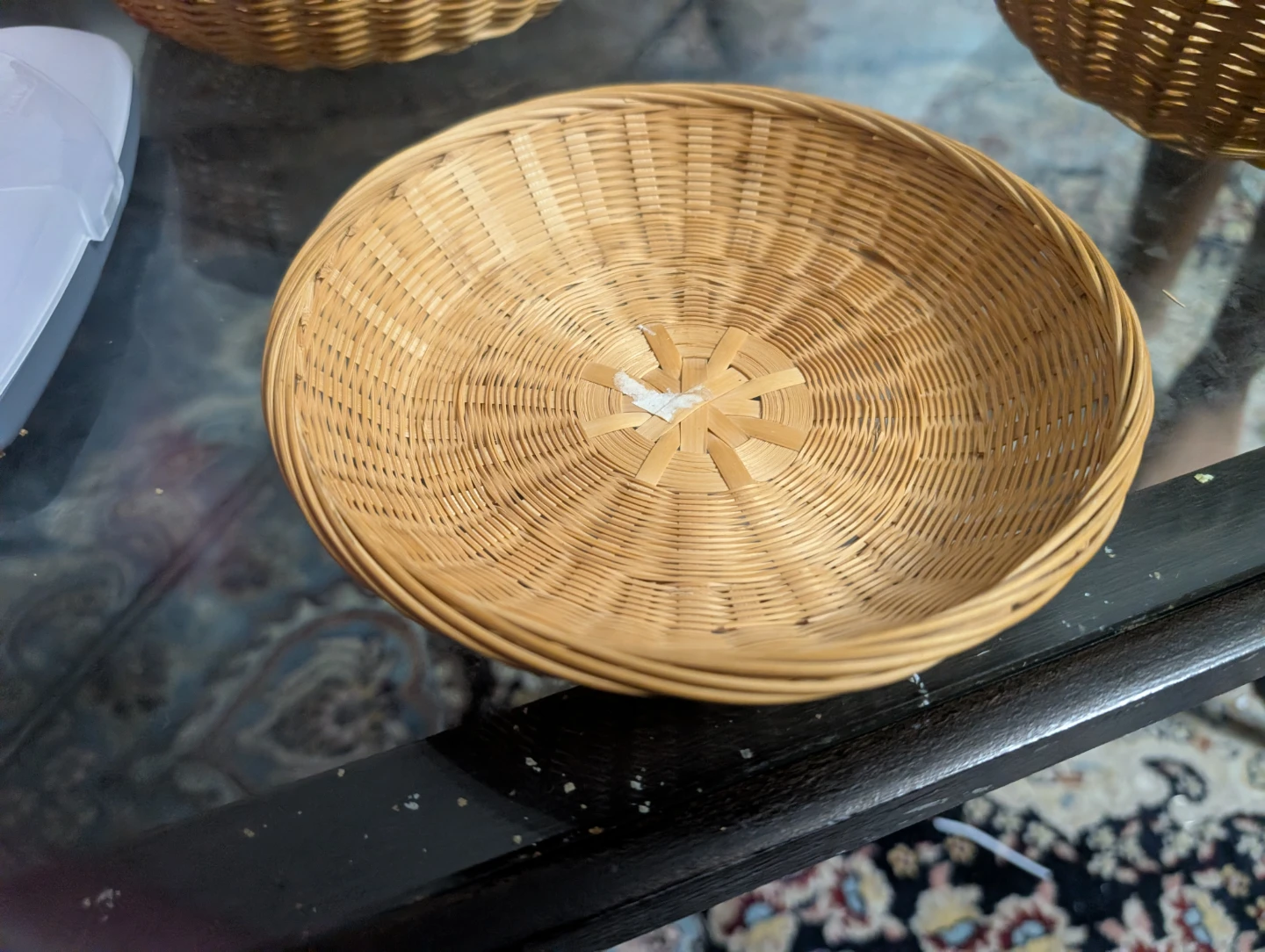Woven Rattan Basket - photo 3
