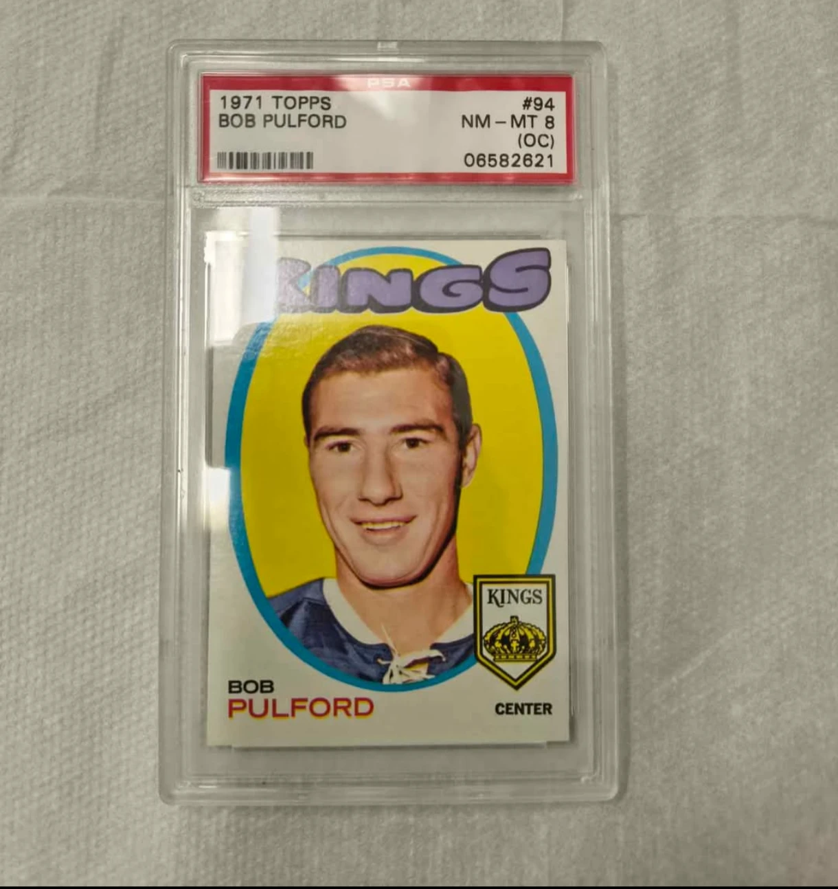 Bob Pulford #94 PSA 8