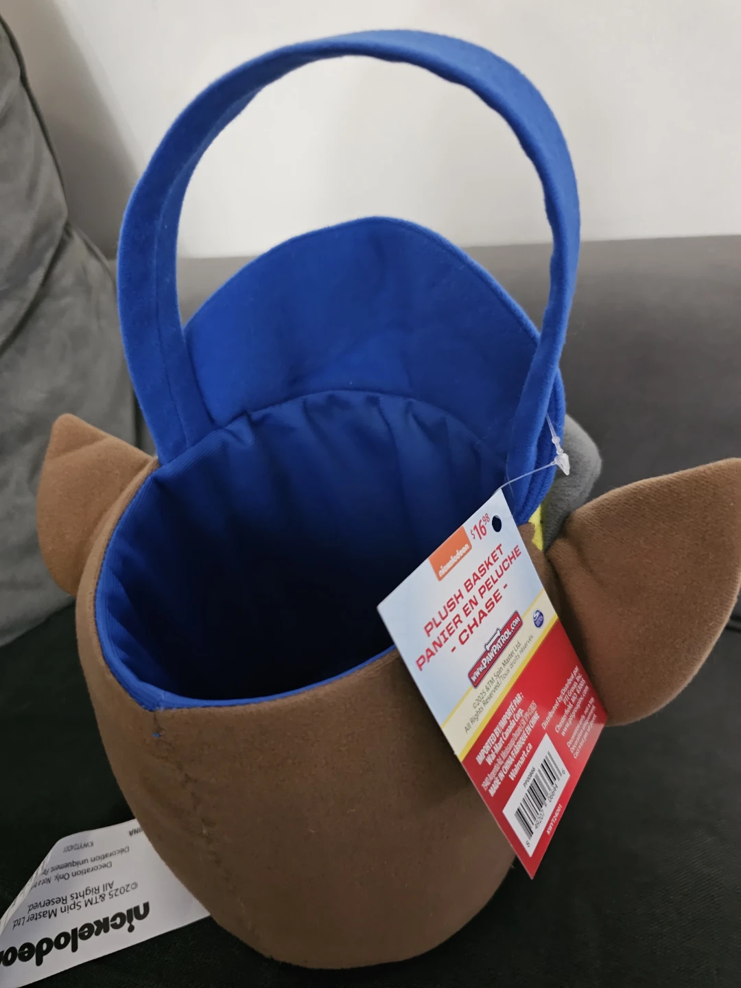 Paw Patrol 🐾 🐕 Chase Plush Easter 🐰 🐣 or Halloween Basket 👻 🎃 - photo 2