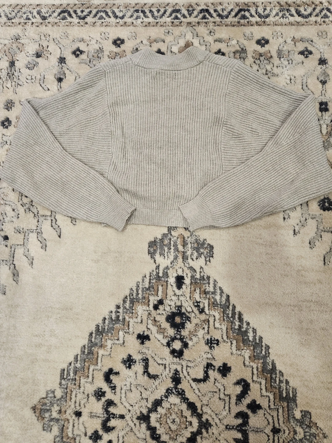 Forever 21 Grey Ribbed Button-Up Cardigan - photo 4