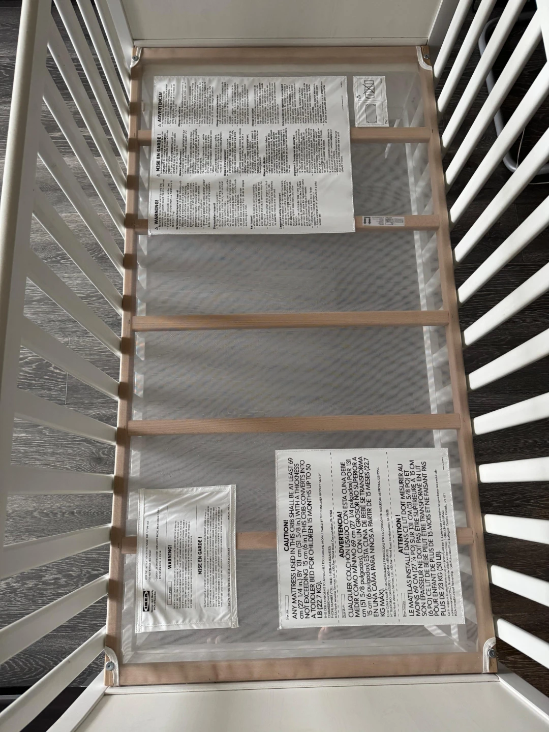 IKEA White Crib - photo 5