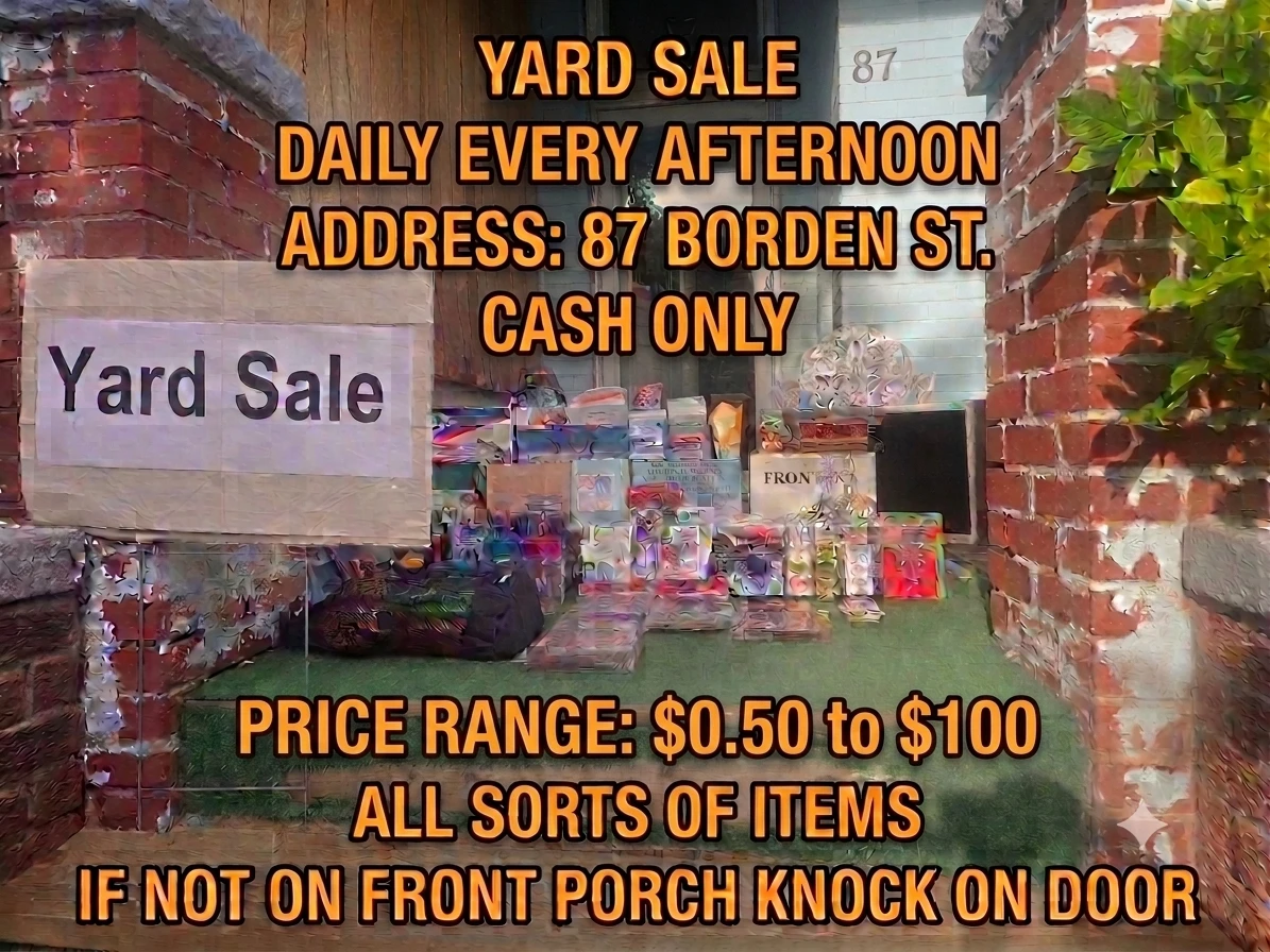 Yard Sale - Assorted Items