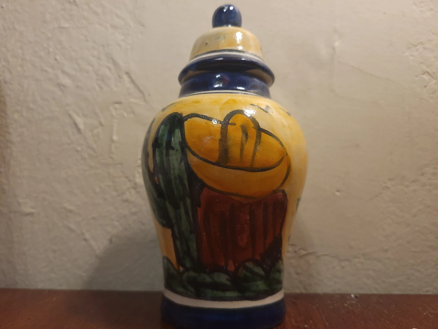 Decorative Ceramic Jar with Lid