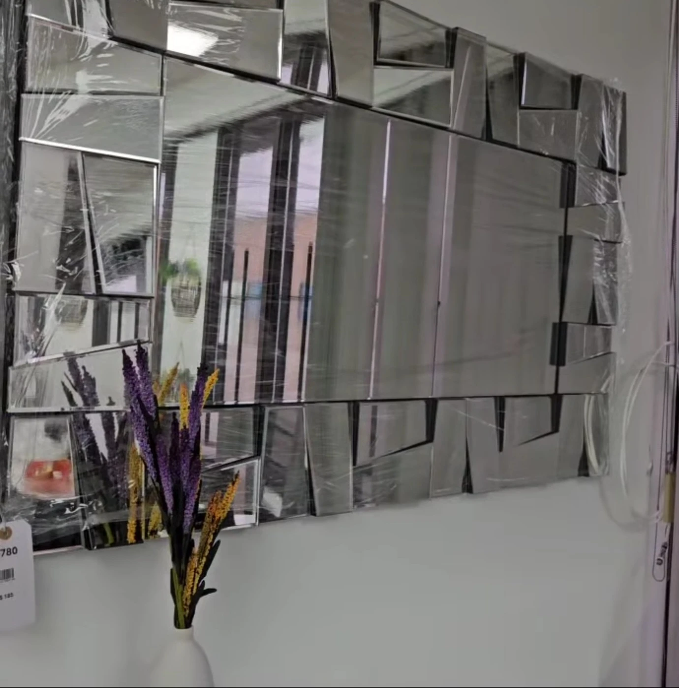 Decorative Mosaic Mirror dark gray mirror - photo 5