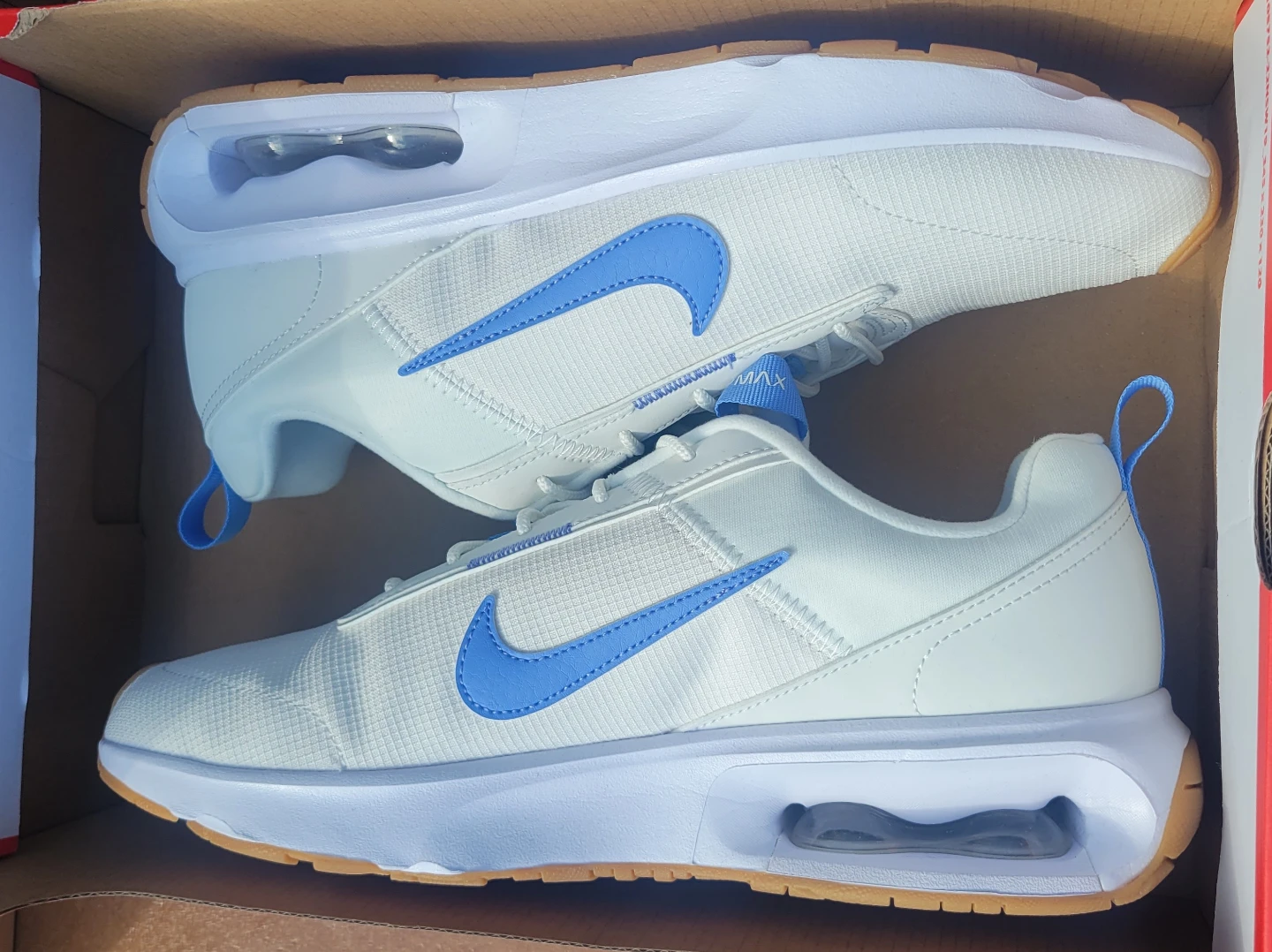Nike Women  Air Max Shoes - White/Blue - Size 11.5 - photo 4