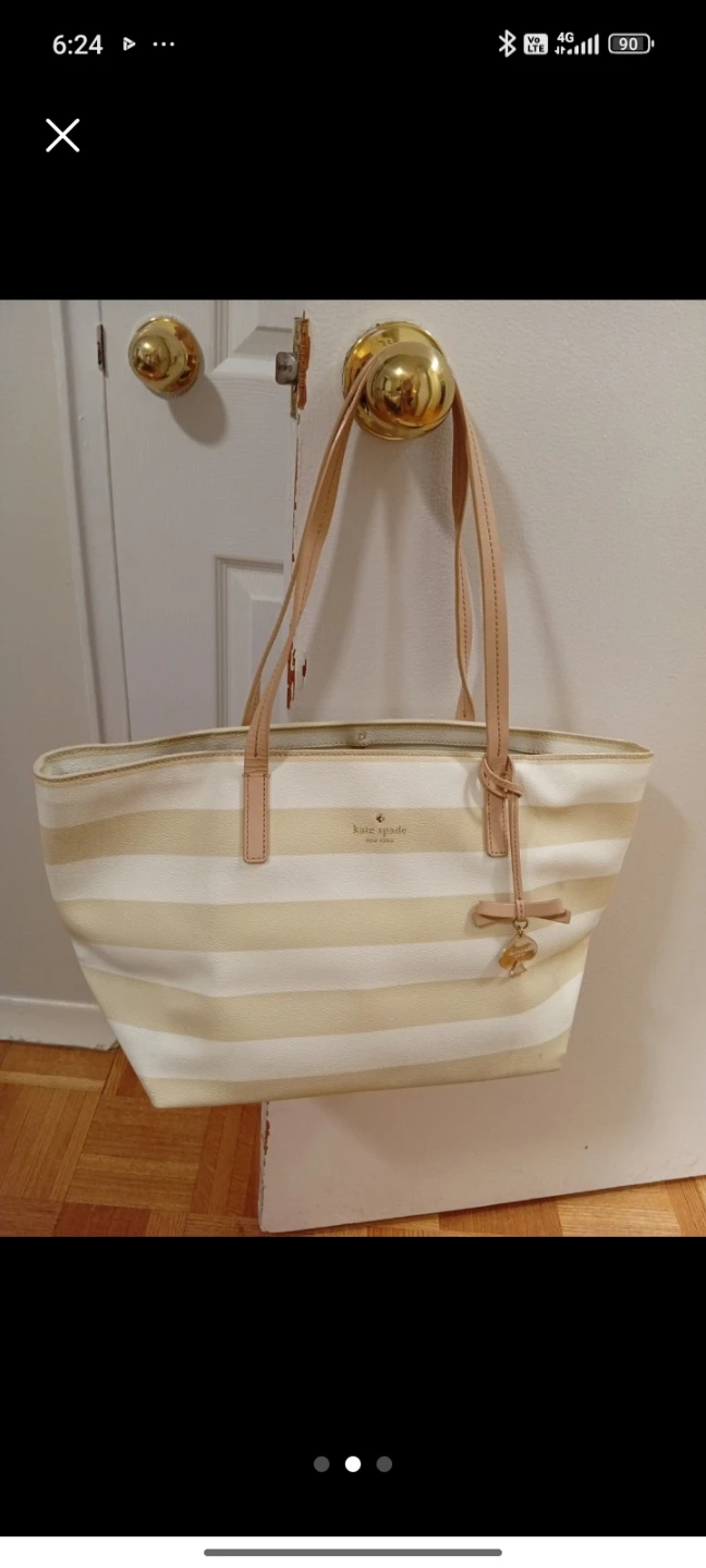 Kate Spade Striped Tote Bag