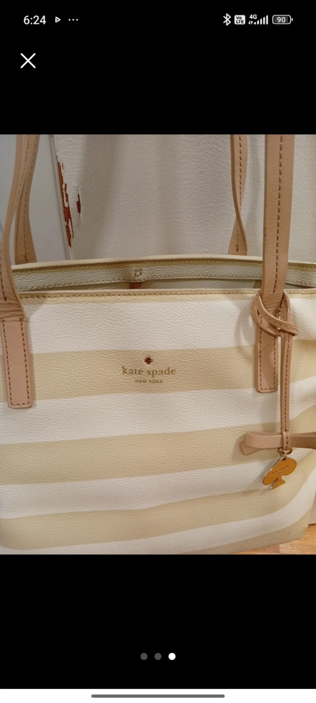 Kate Spade Striped Tote Bag - photo 2