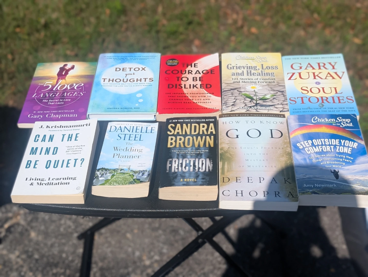 Lot of 8 Books: Self-Help, Fiction, and More