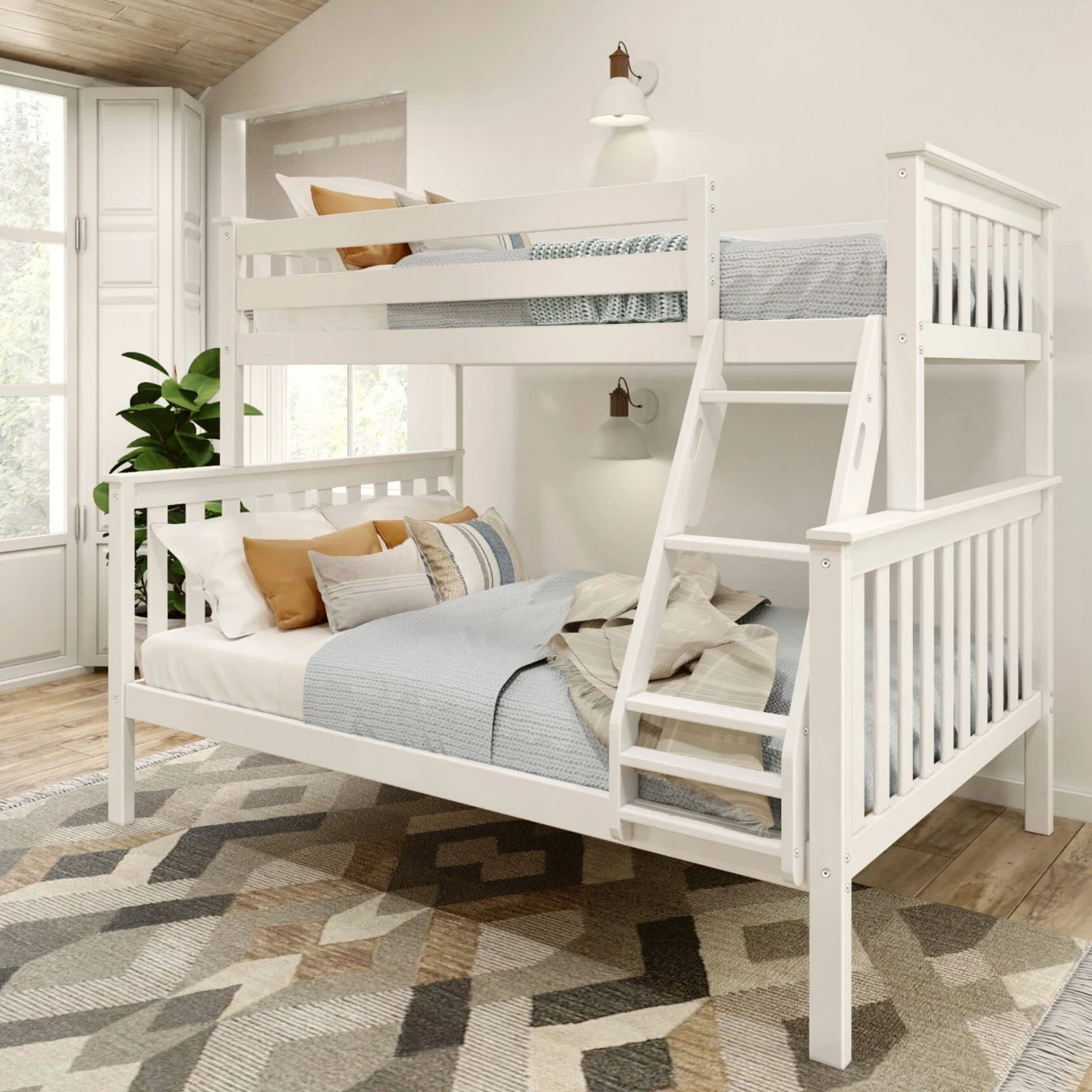 Twin over Full Bunk Bed with top matress - photo 3