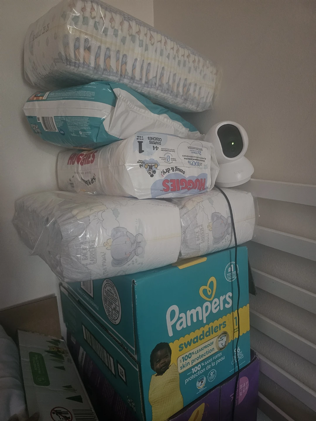 Pampers Swaddlers & Huggies Diapers Bundle