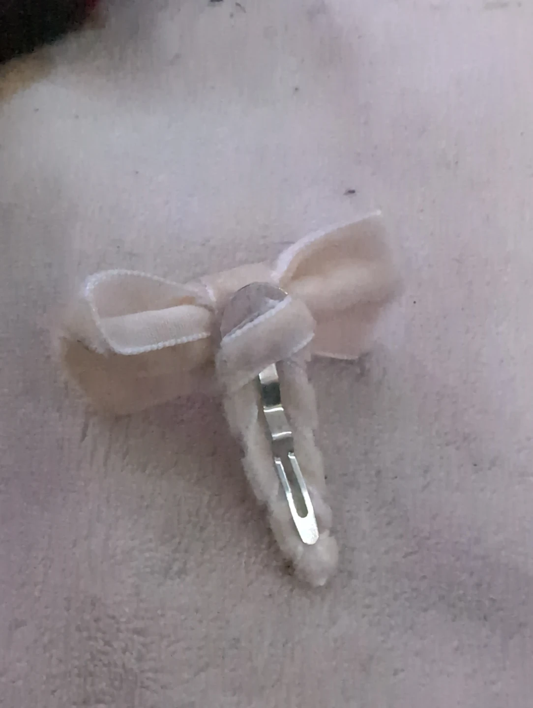Velvet Bow Hair Clip - photo 2