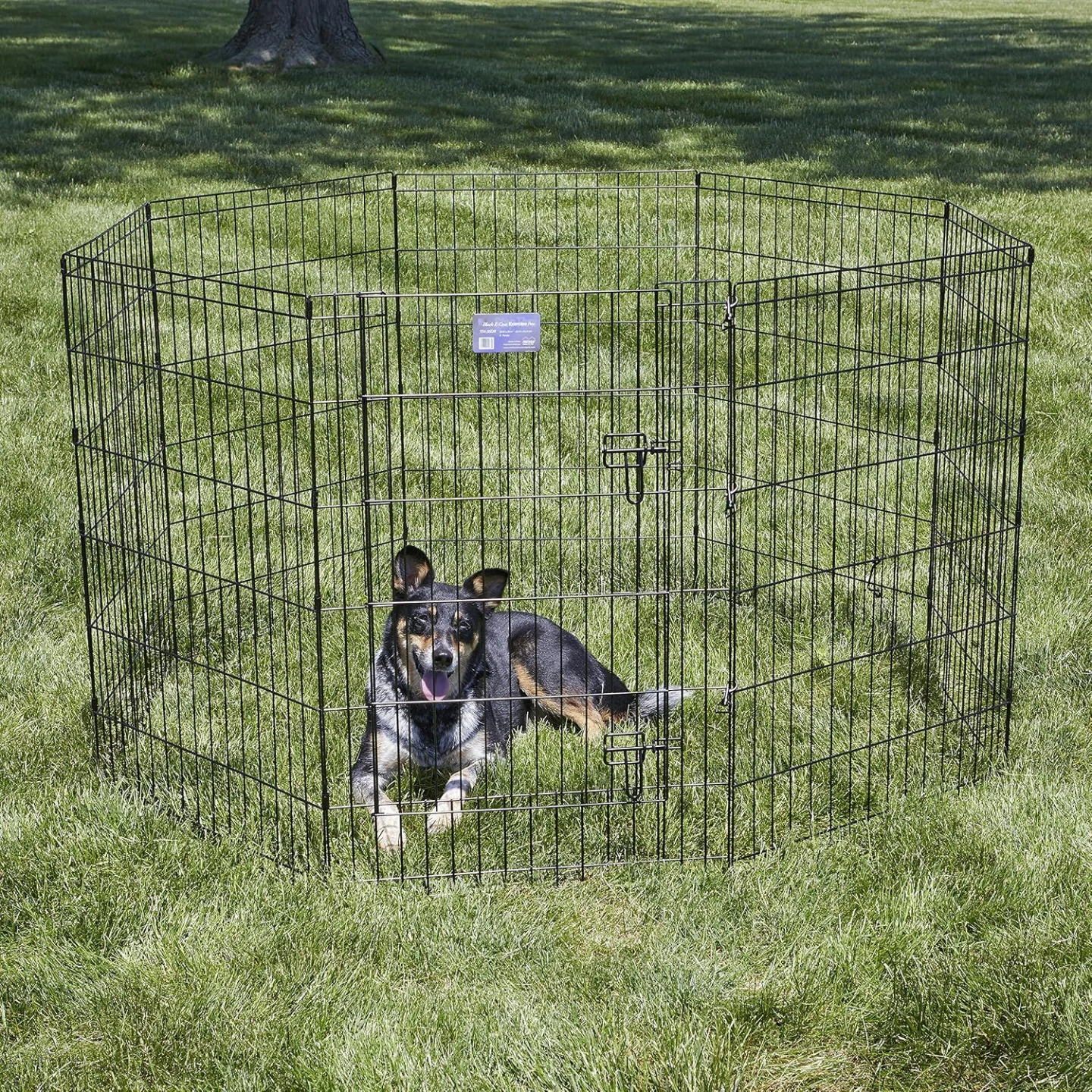 MidWest Homes for Pets Black E-Coat Exercise Pen - photo 2