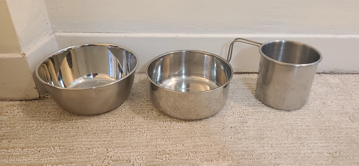 Camping 2 Stainless Steel bowls & Mug (Cup) - photo 2