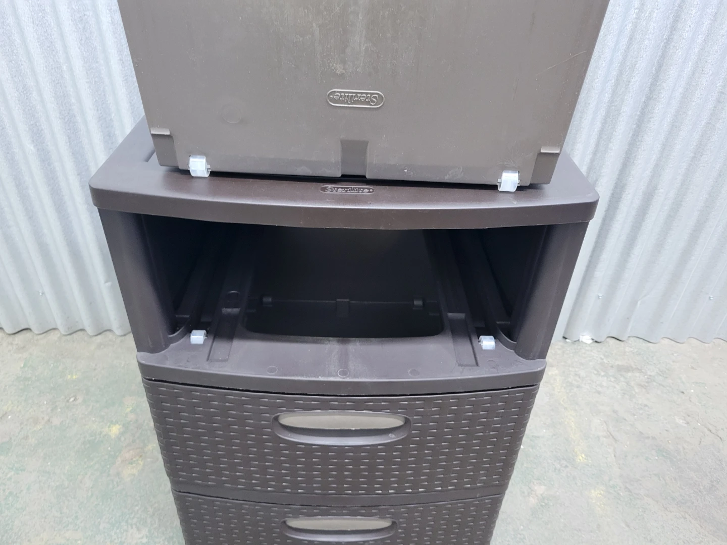 Big 3 Drawer brown storage unit - photo 3
