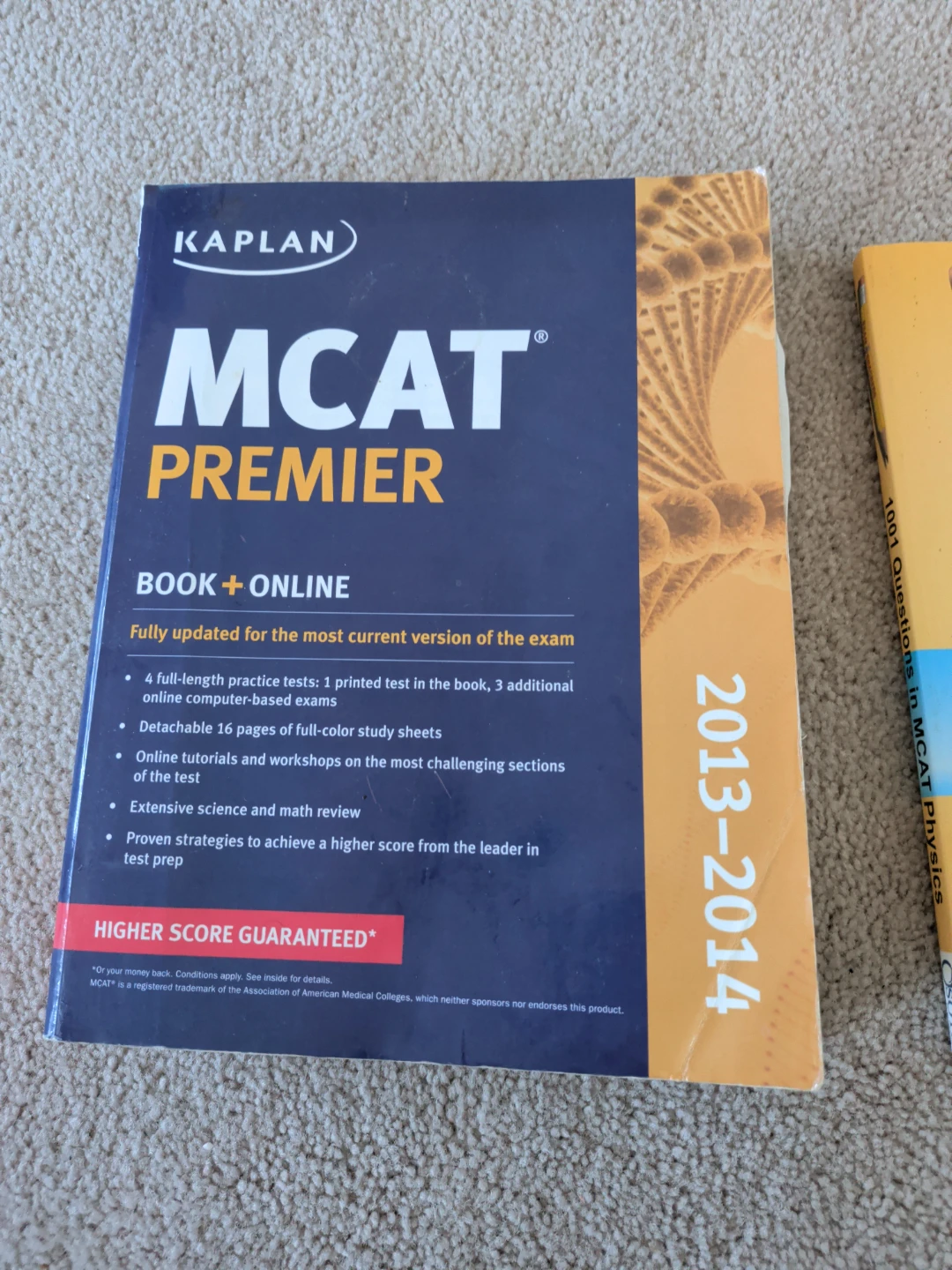 Kaplan MCAT Premier Book + Online Study Guide 2013-2014