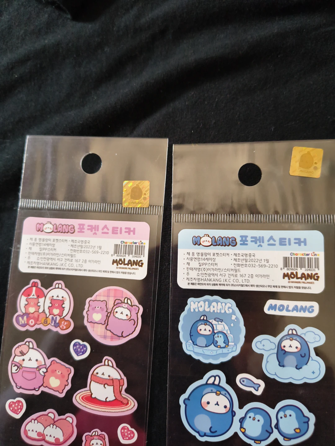MOLANG Pocket Stickers - Pink & Blue Sets - photo 2