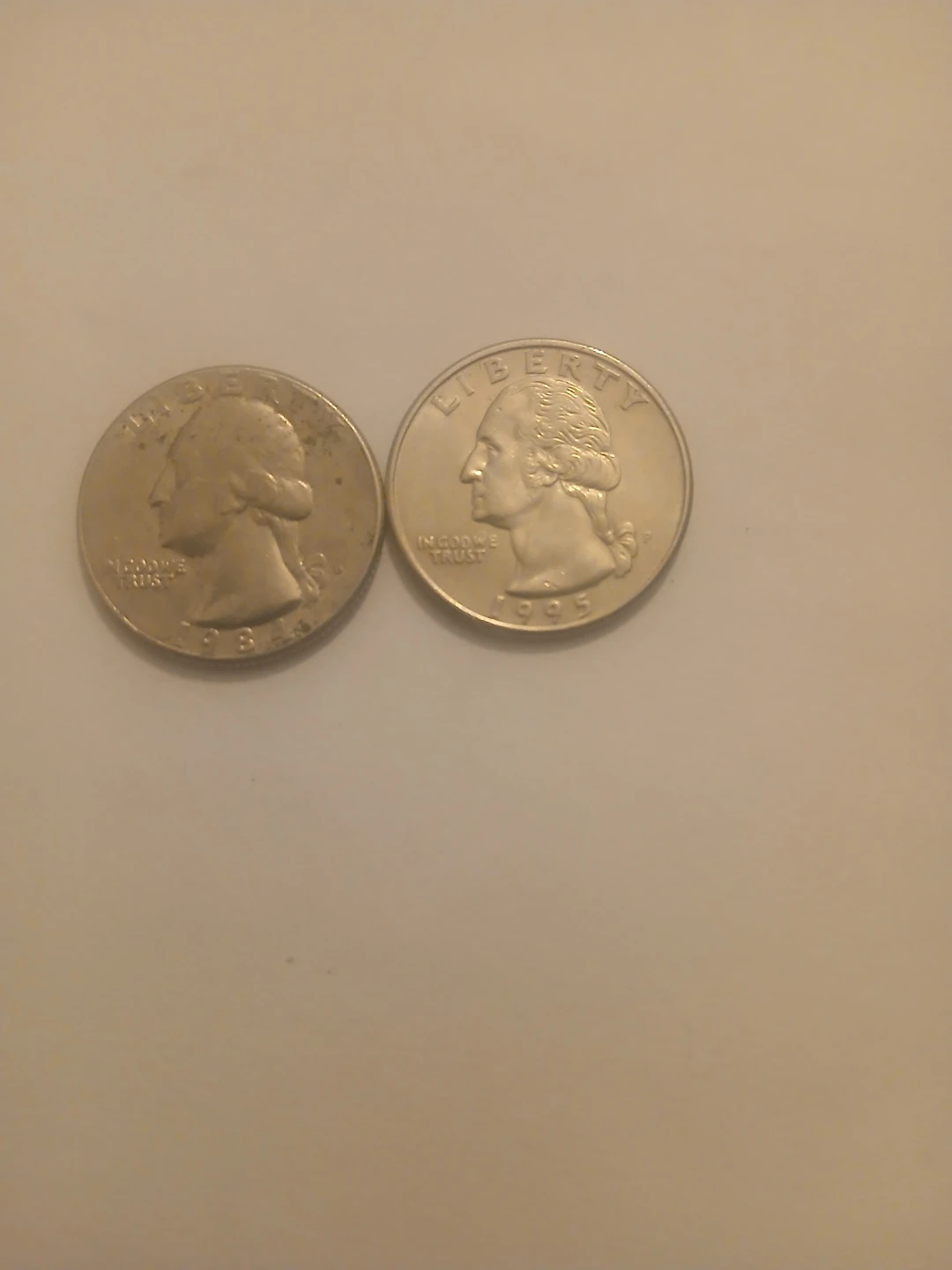 Two US Quarters