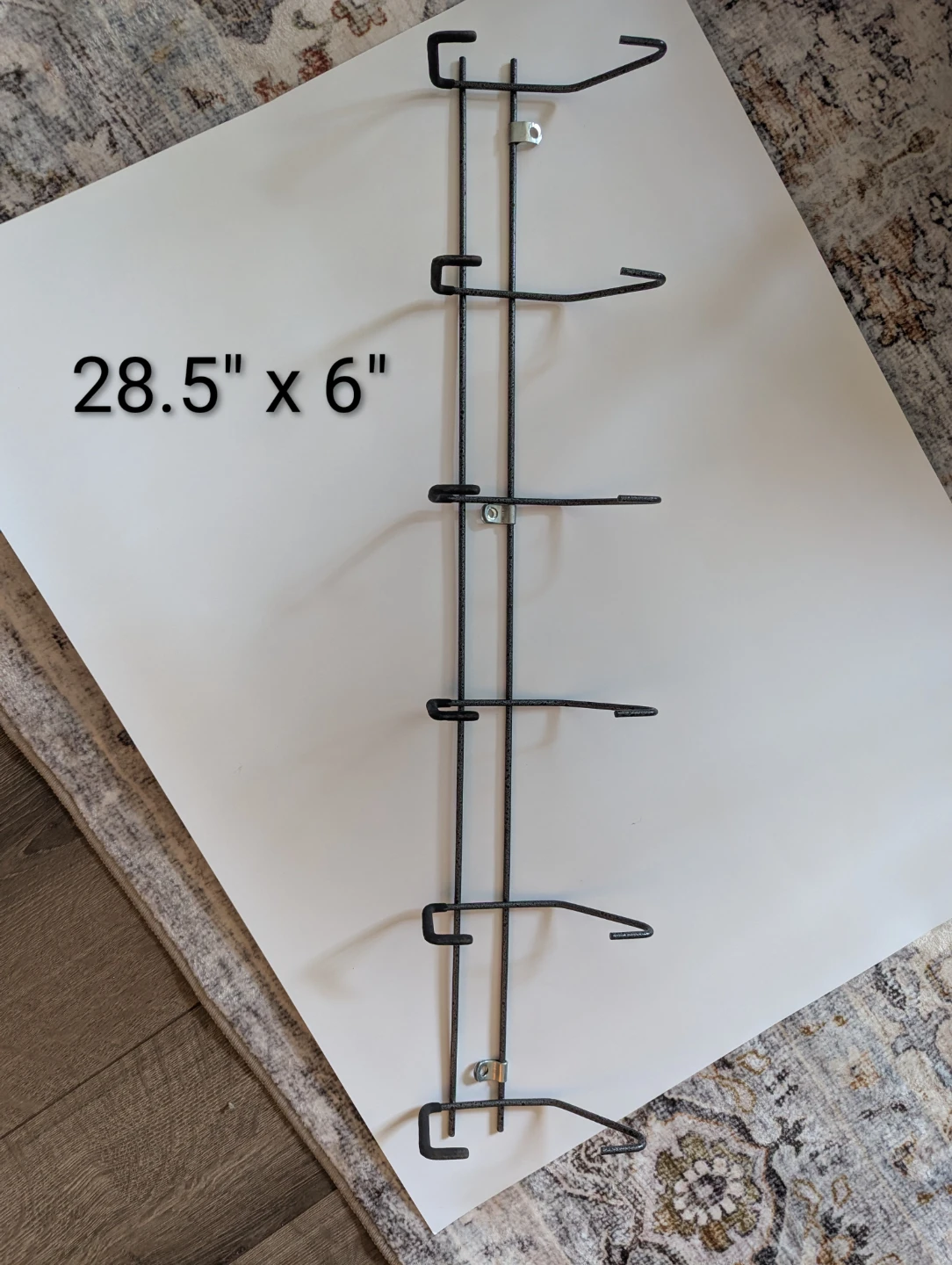 Metal Wall Mounted Hook Rack
