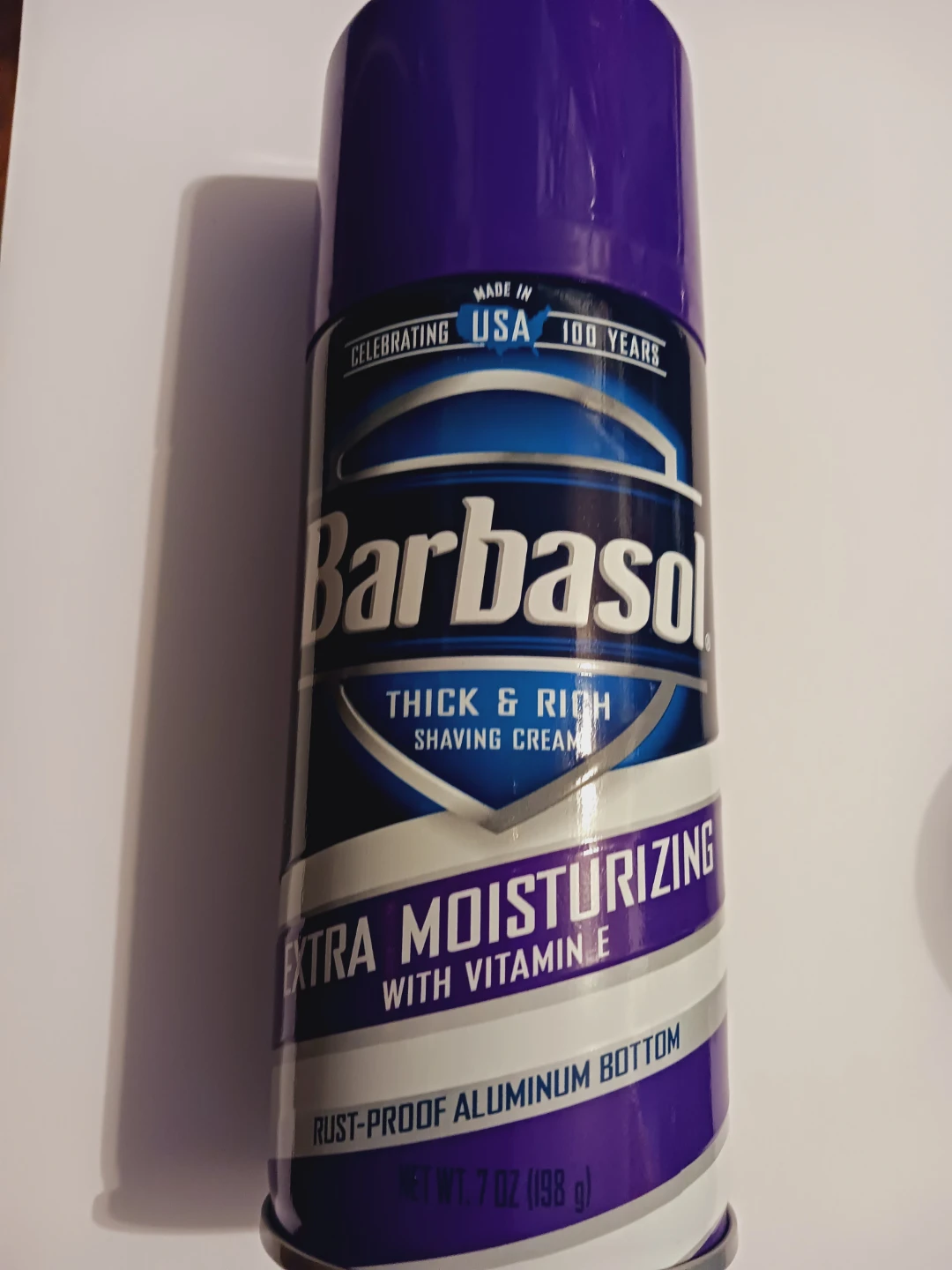 New !! Barbasol Extra Moisturizing Shaving Cream Vitamin E .7 oz