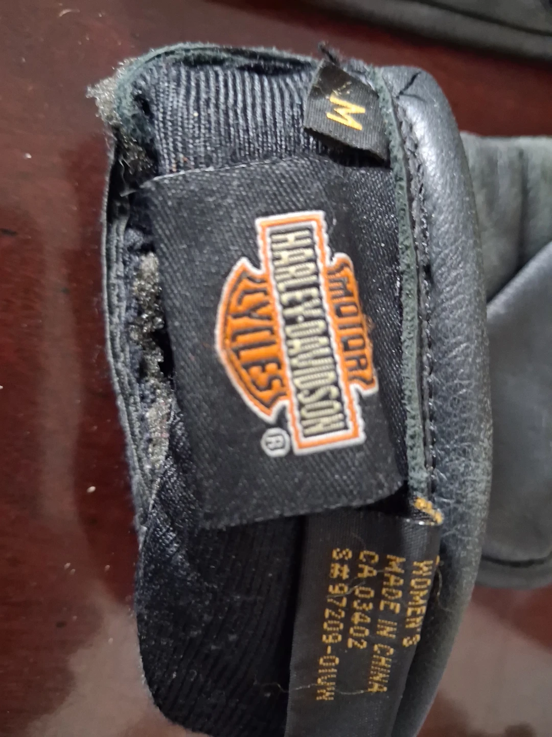 Harley-Davidson Leather Motorcycle Gloves - Size M - photo 4