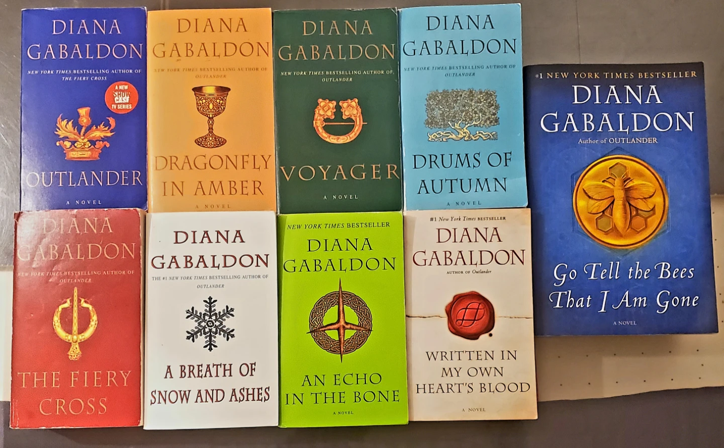 Diana Gabaldon Outlander Series Novels (Lot of 9)