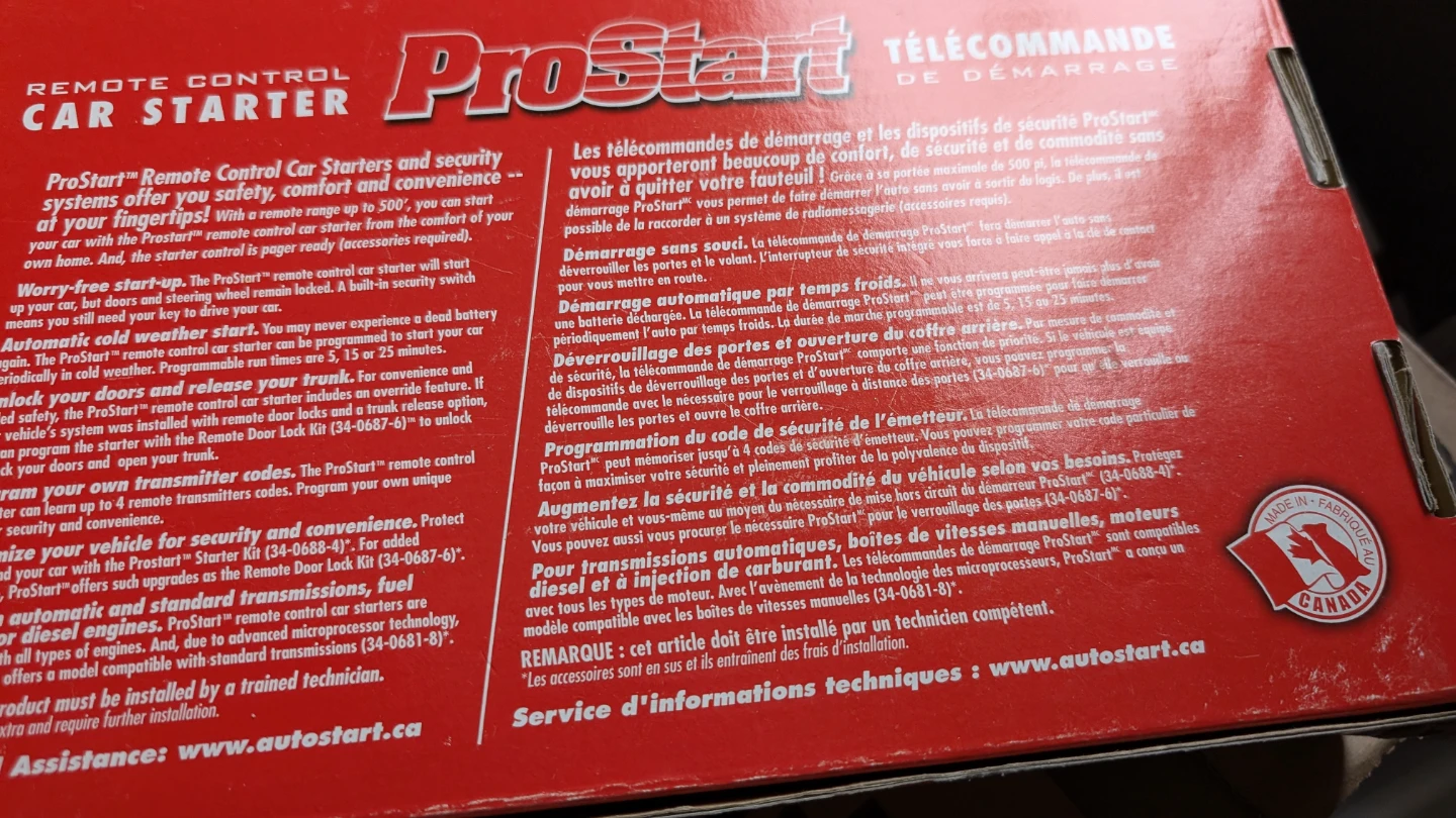 remote car starter for all models