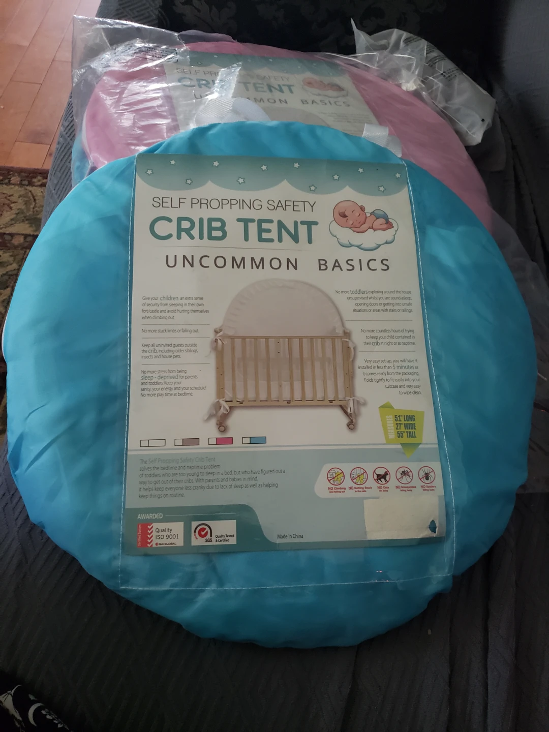 Uncommon Basics Crib Tent - Blue