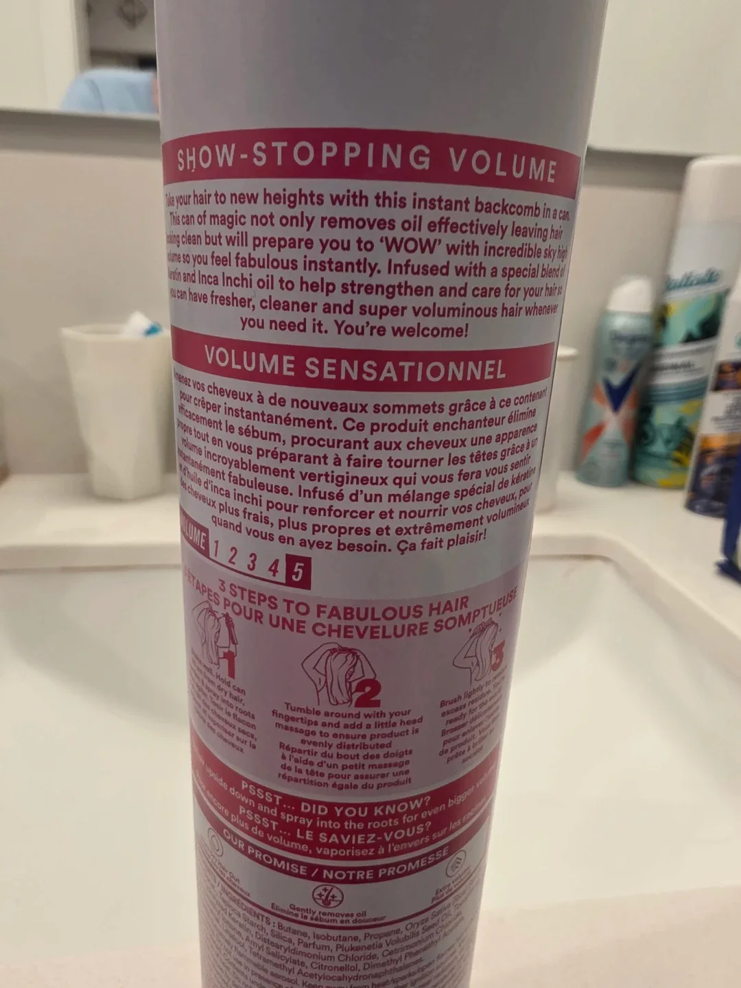 Batiste XXL Volume Dry Shampoo 350ml - photo 3