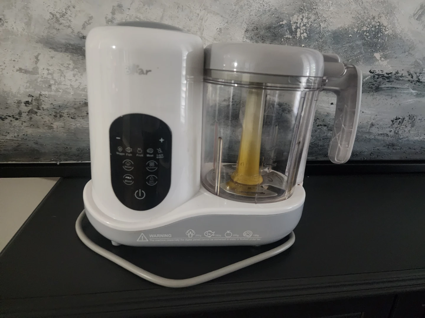 Bear baby food steamer and maker