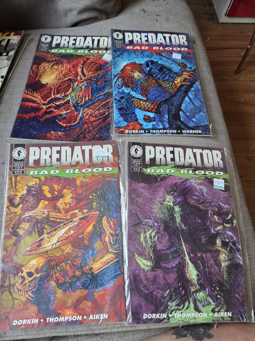 Predator Bad Blood Comic Book Lot (Issues 3 & 4)