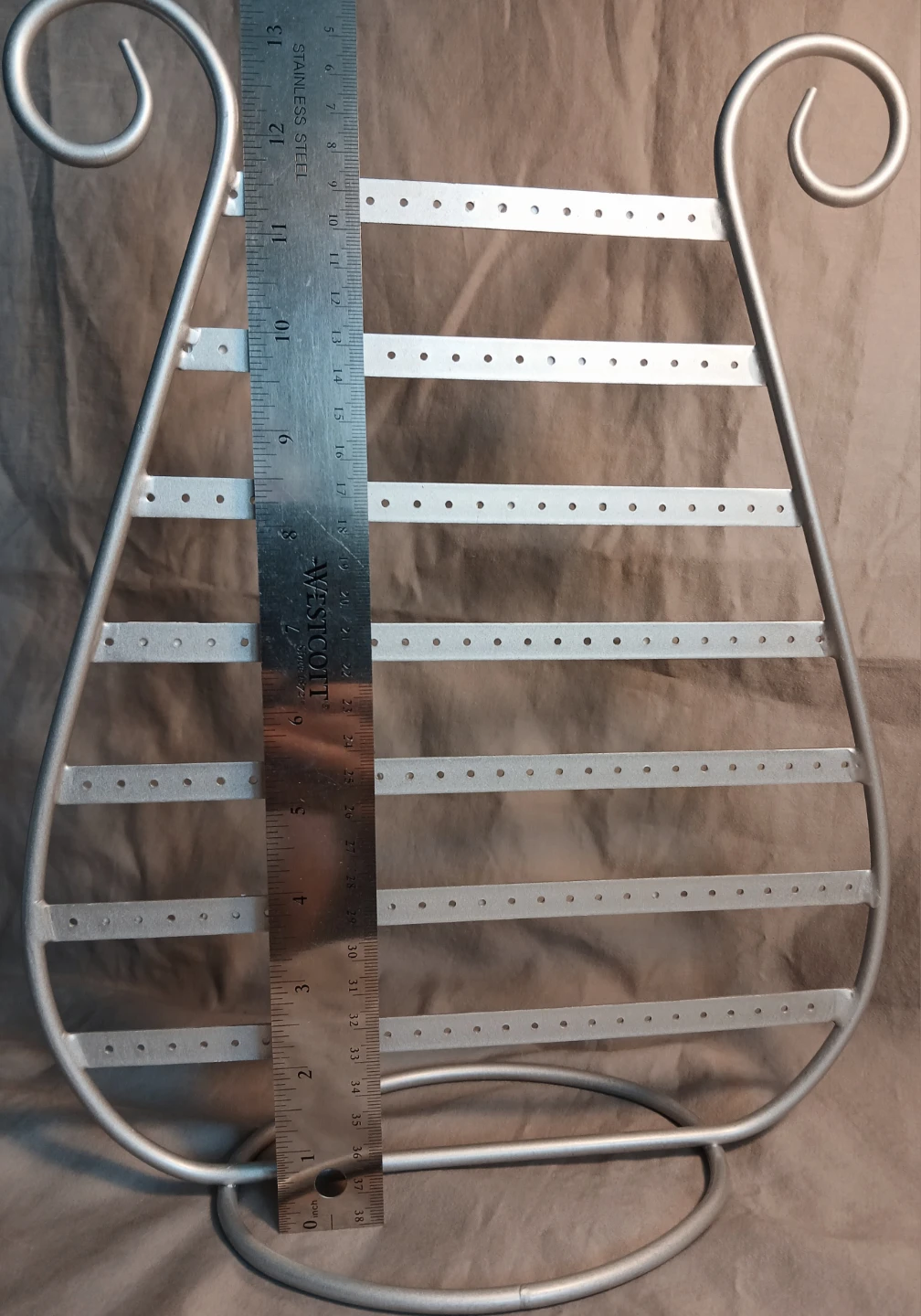Silver Metal Earring Display Stand - photo 2