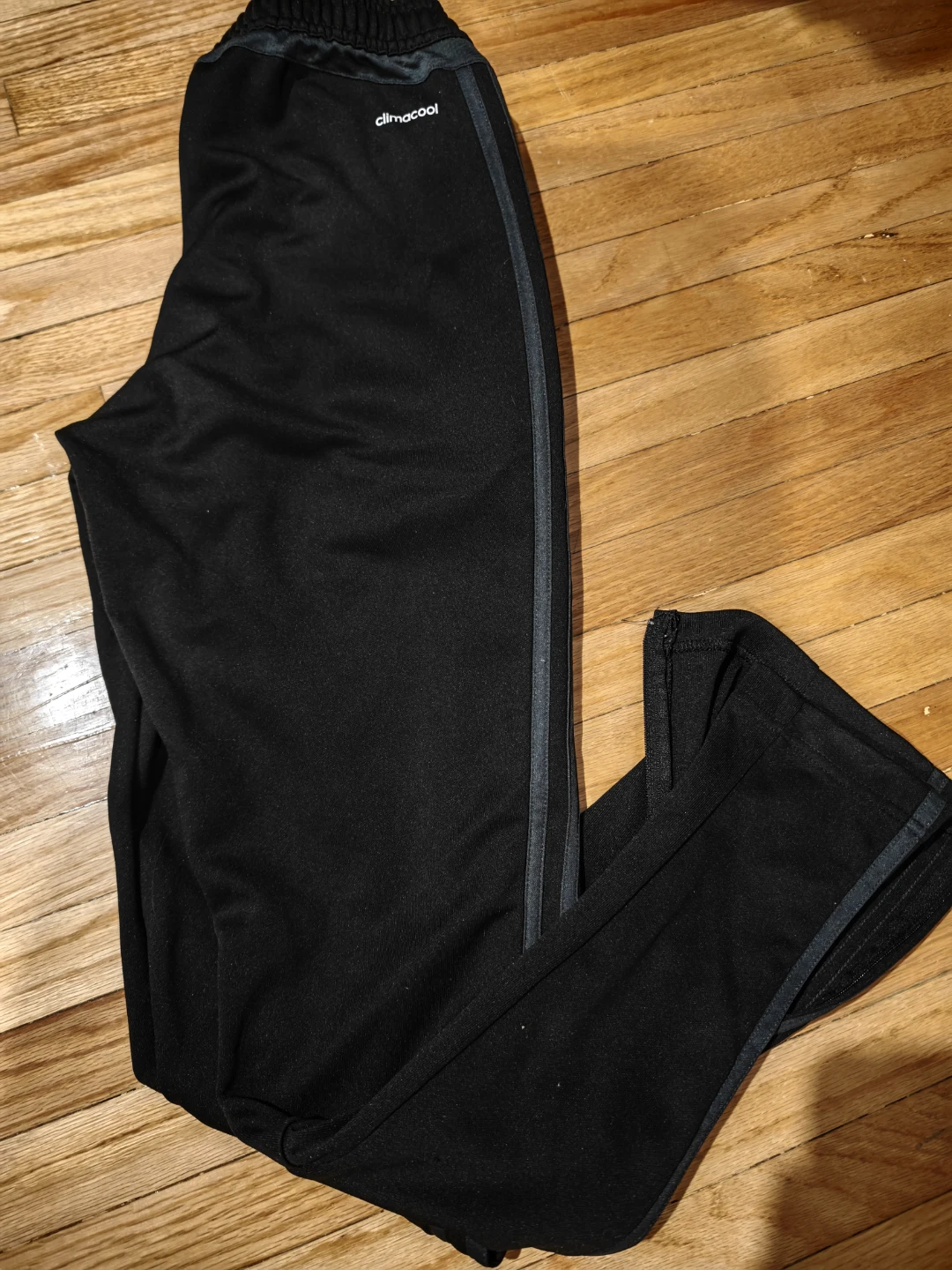 Adidas Climalite Track Pants - Black, Size XS - photo 2