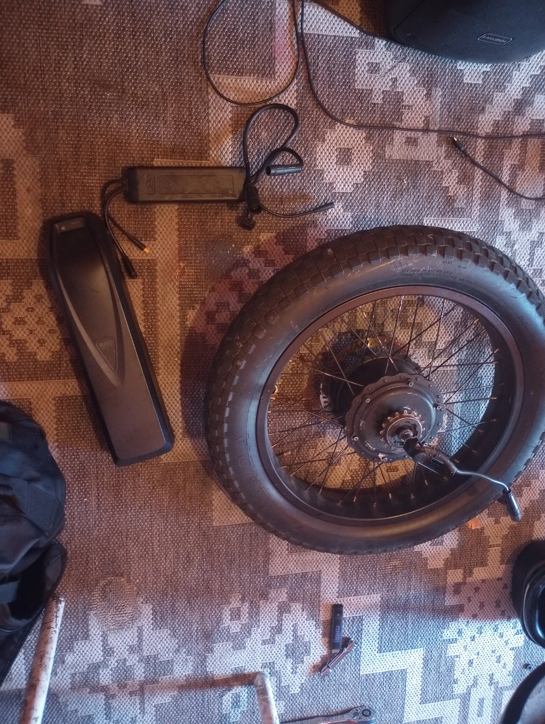 Electric Bike Motor and Battery