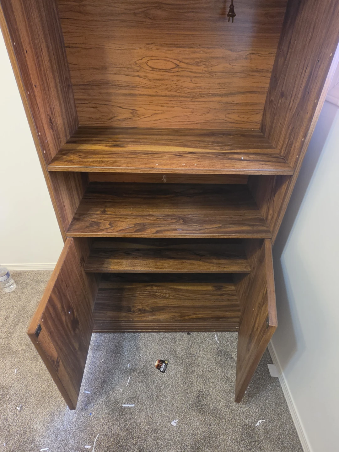 Wooden Bookcase with Cabinet - photo 2