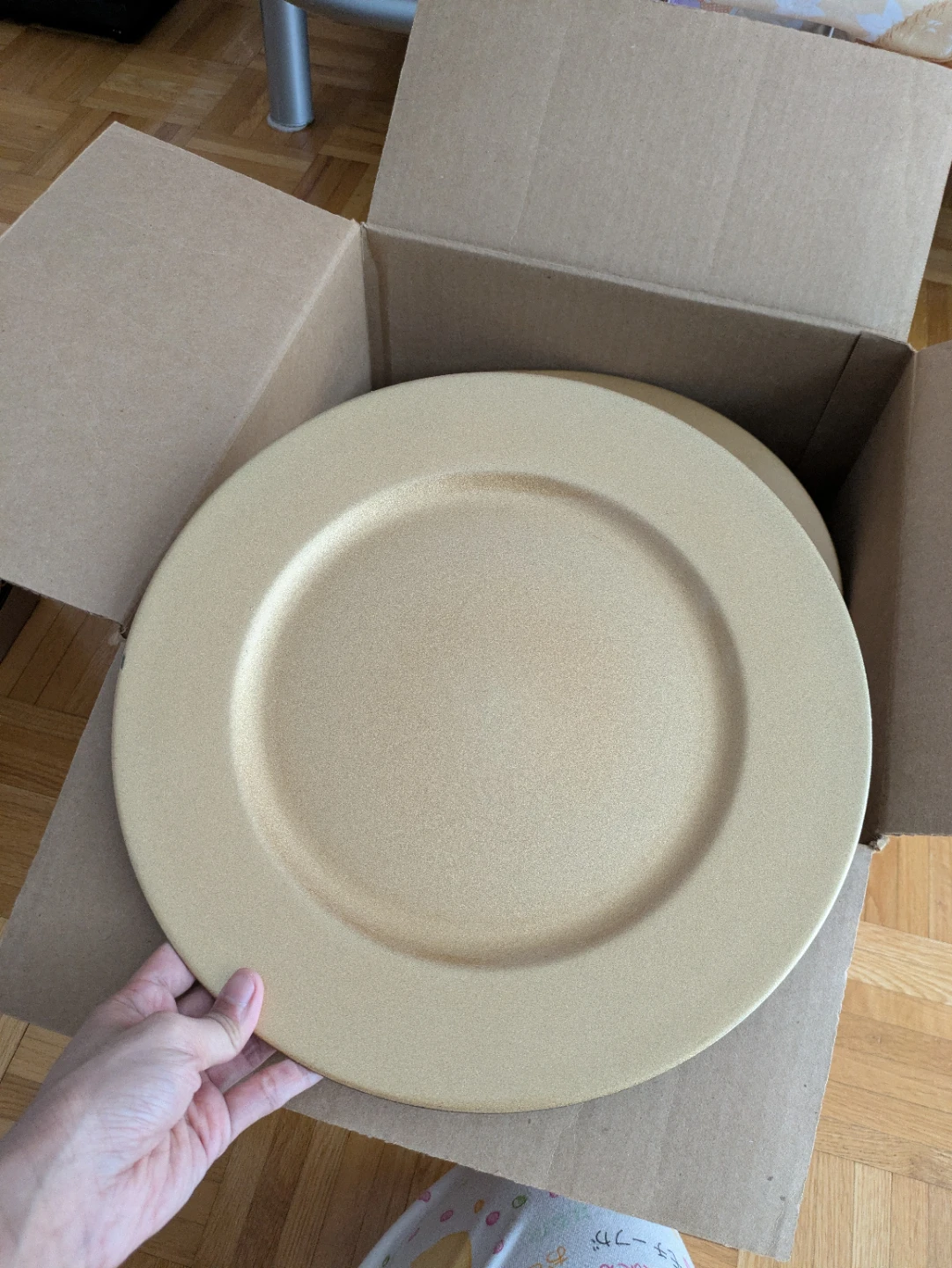 45 Gold/ 8 rose gold charger plates