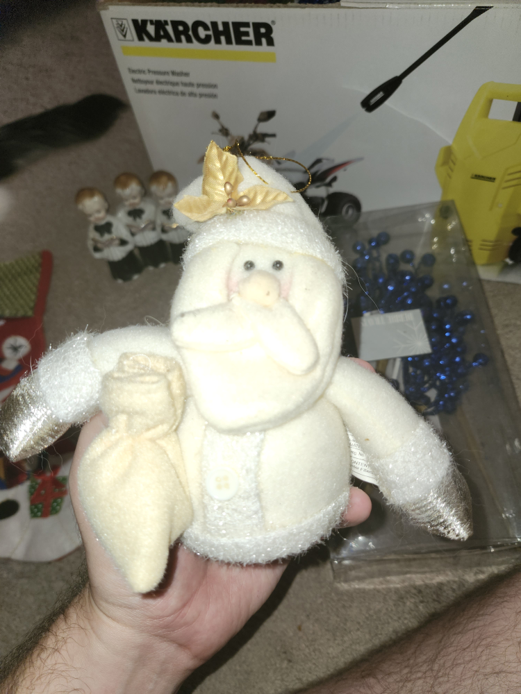 Plush Santa Claus Christmas Ornament