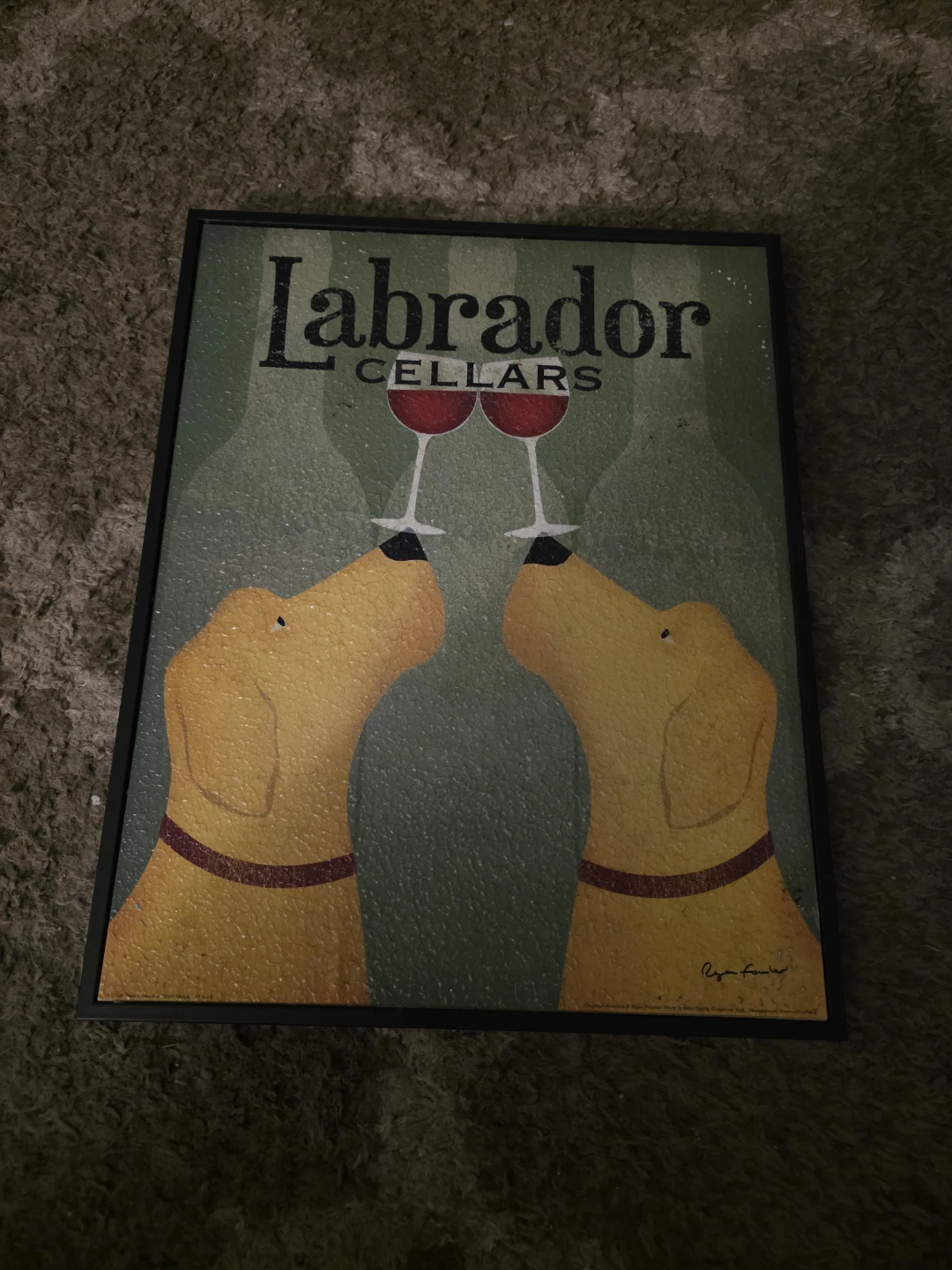 Labrador Cellars Framed Art Print