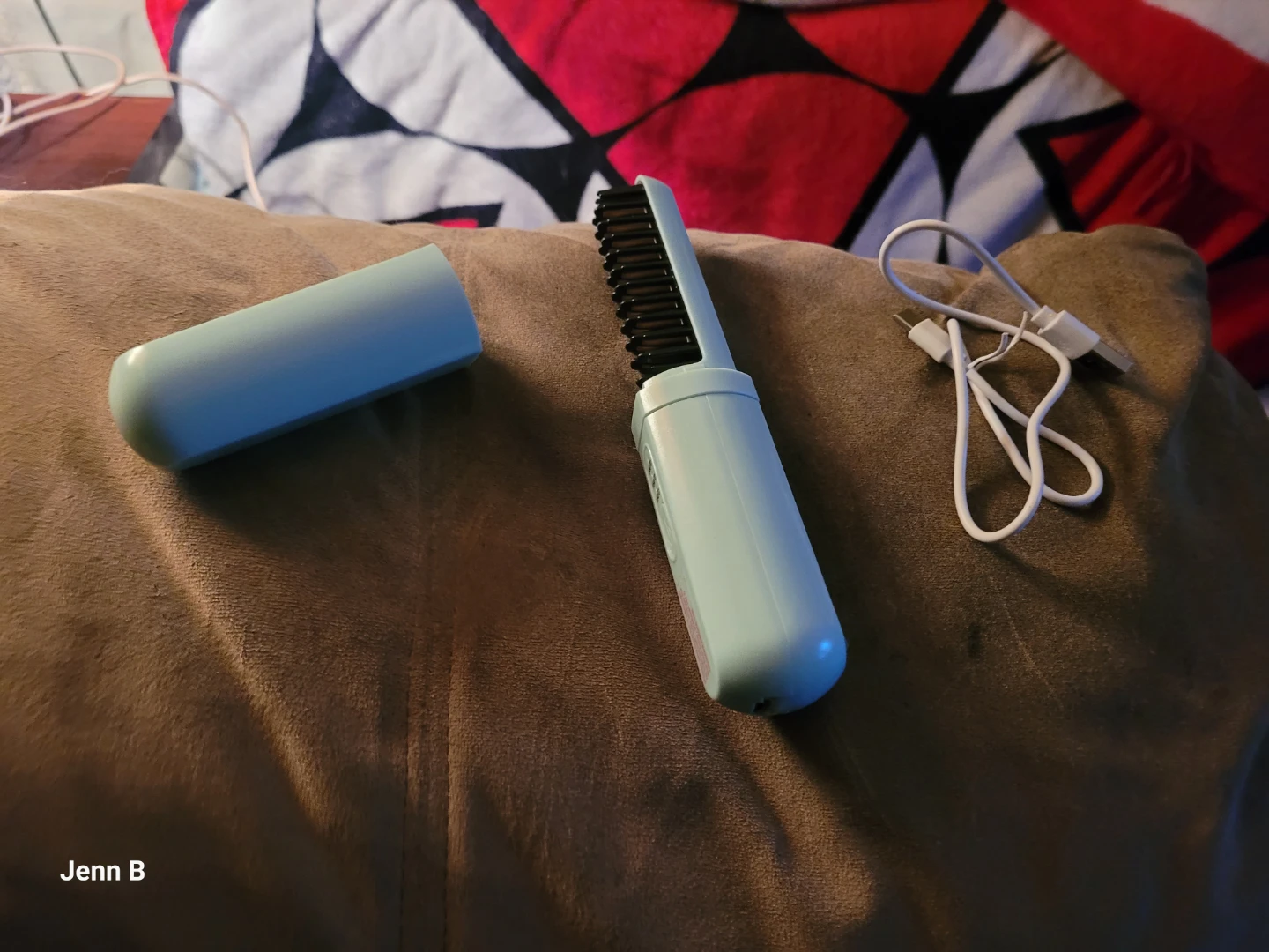 Portable Heated Hair Straightening Comb