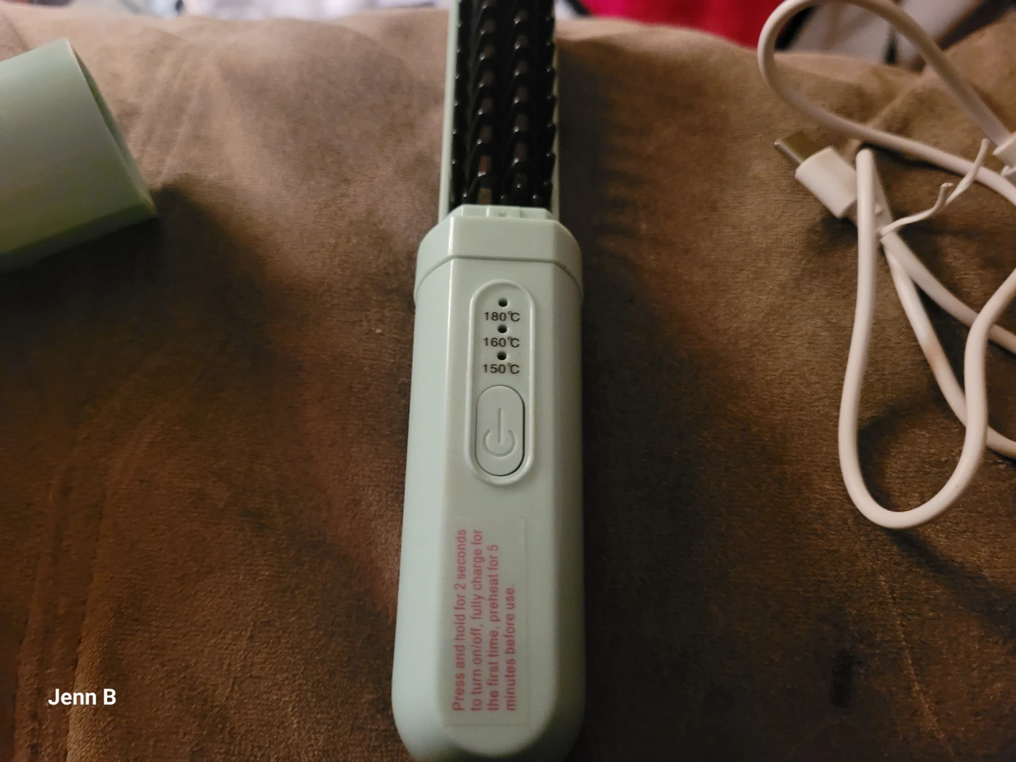 Portable Heated Hair Straightening Comb - photo 3