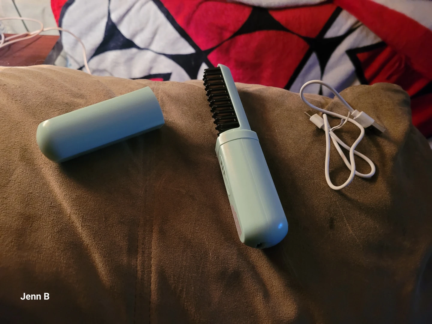 Portable Heated Hair Straightening Comb - photo 4