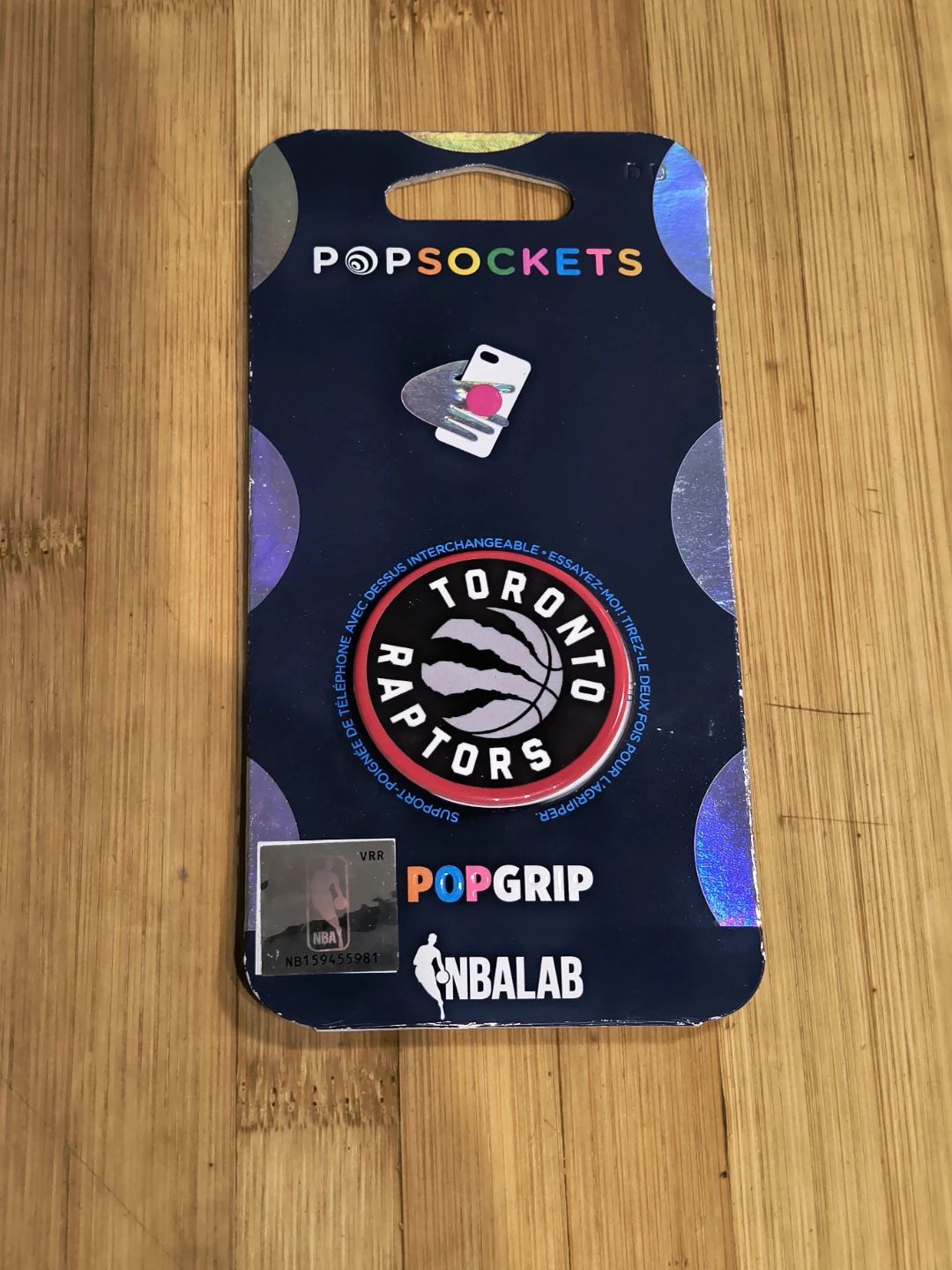 Toronto Raptors PopSockets Cellphone PopGrip NBA Edition