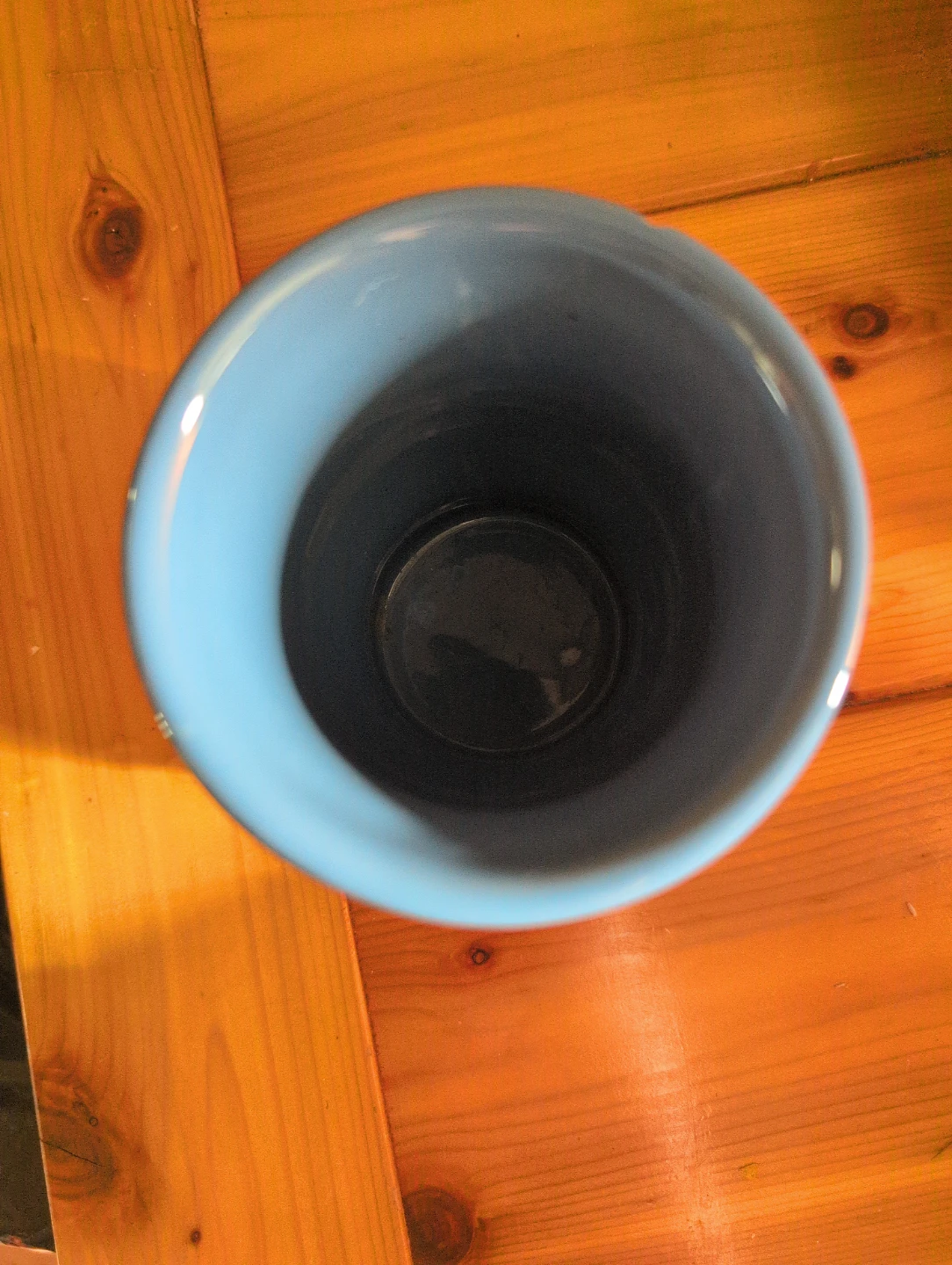 Light Blue Ceramic Vase - photo 2