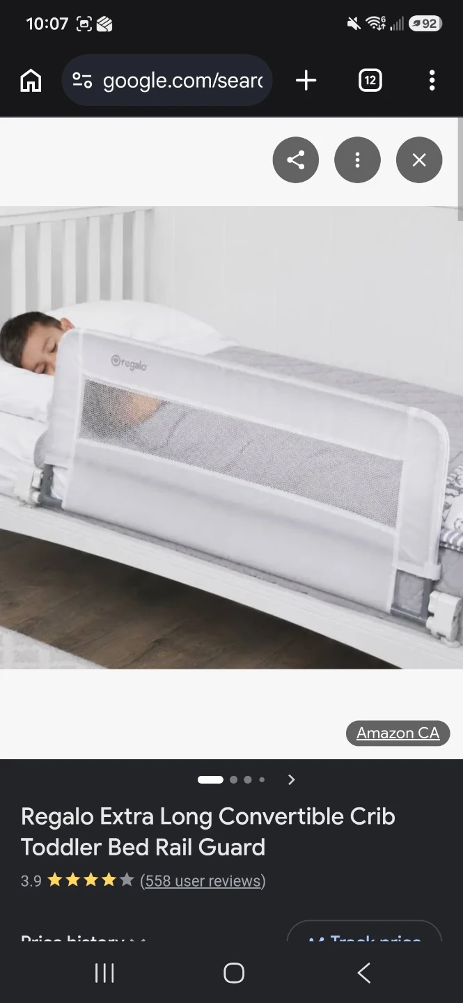 Regalo toddler Long Swing Down Bed Rail - photo 5