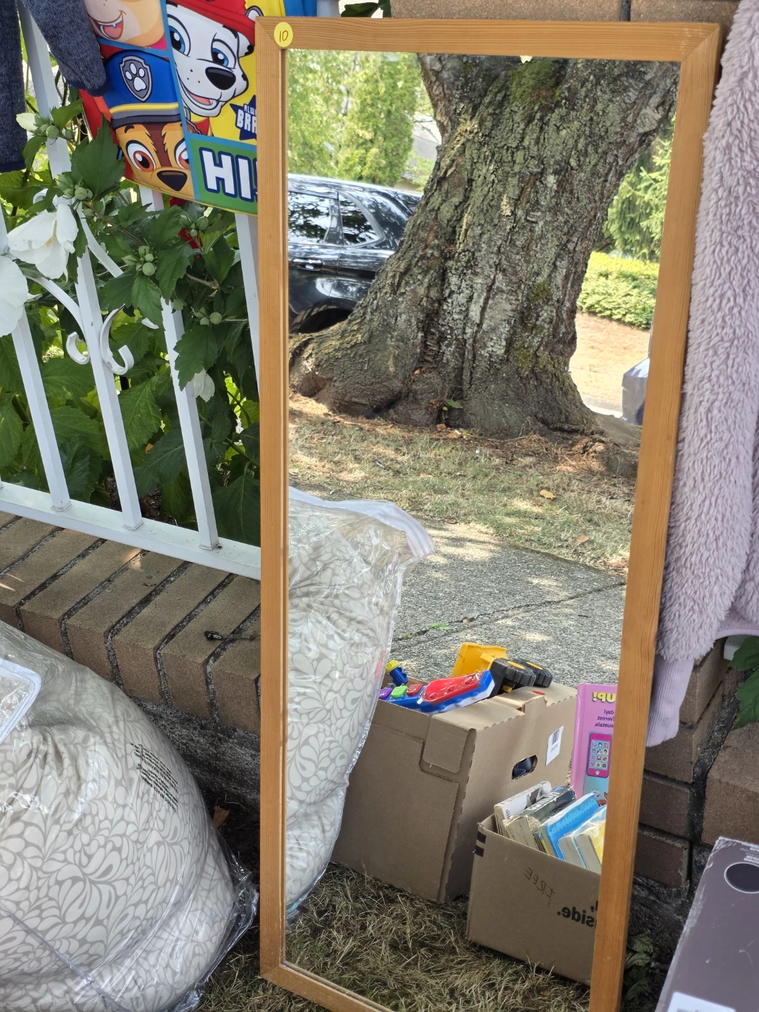 Full Length Wooden Framed Mirror