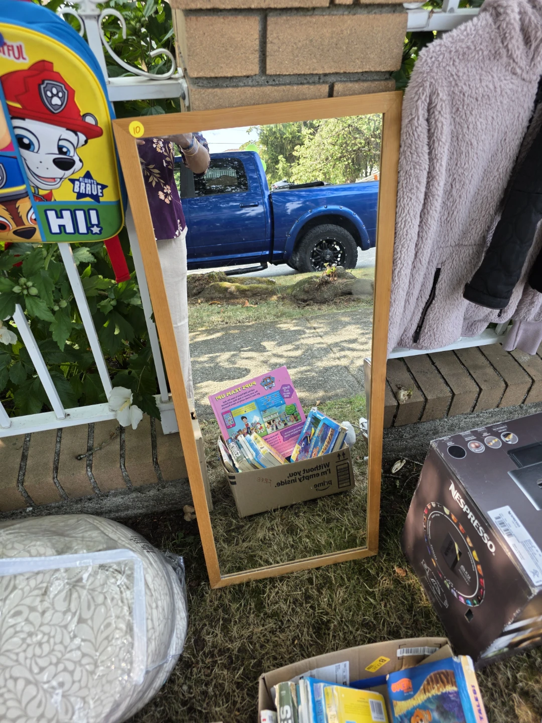 Full Length Wooden Framed Mirror - photo 2