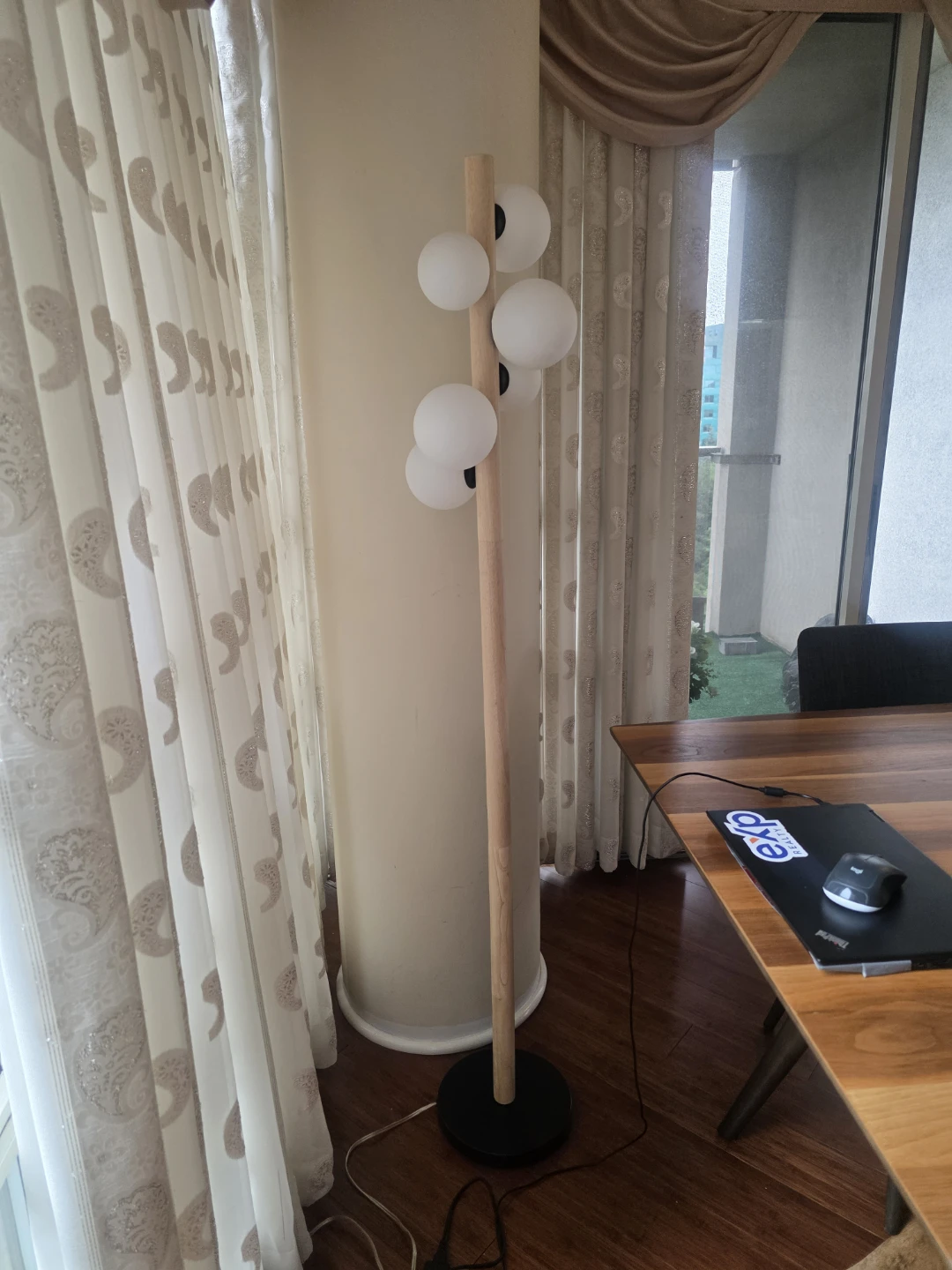 Modern Floor Lamp with Bubble Lights