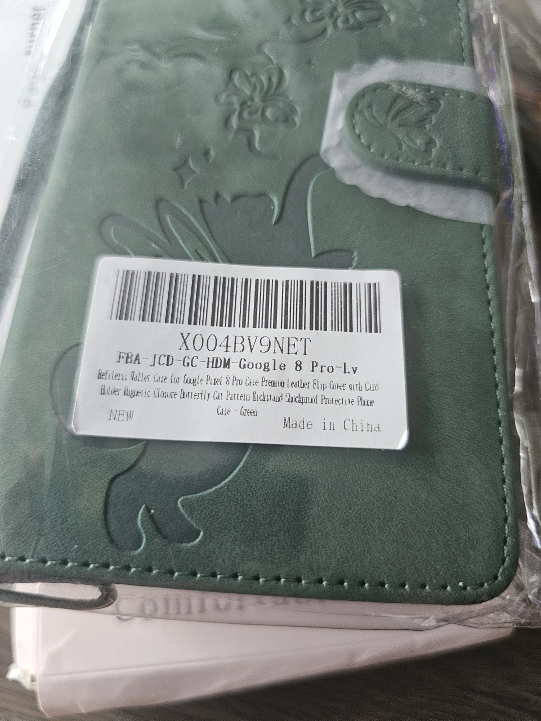 Google Pixel 8 Pro Flip Case - Green Butterfly - photo 2